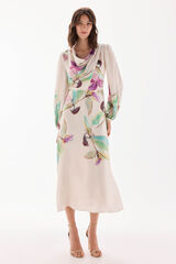 TFP by Tamara Falcó Positioned flower print dress Several