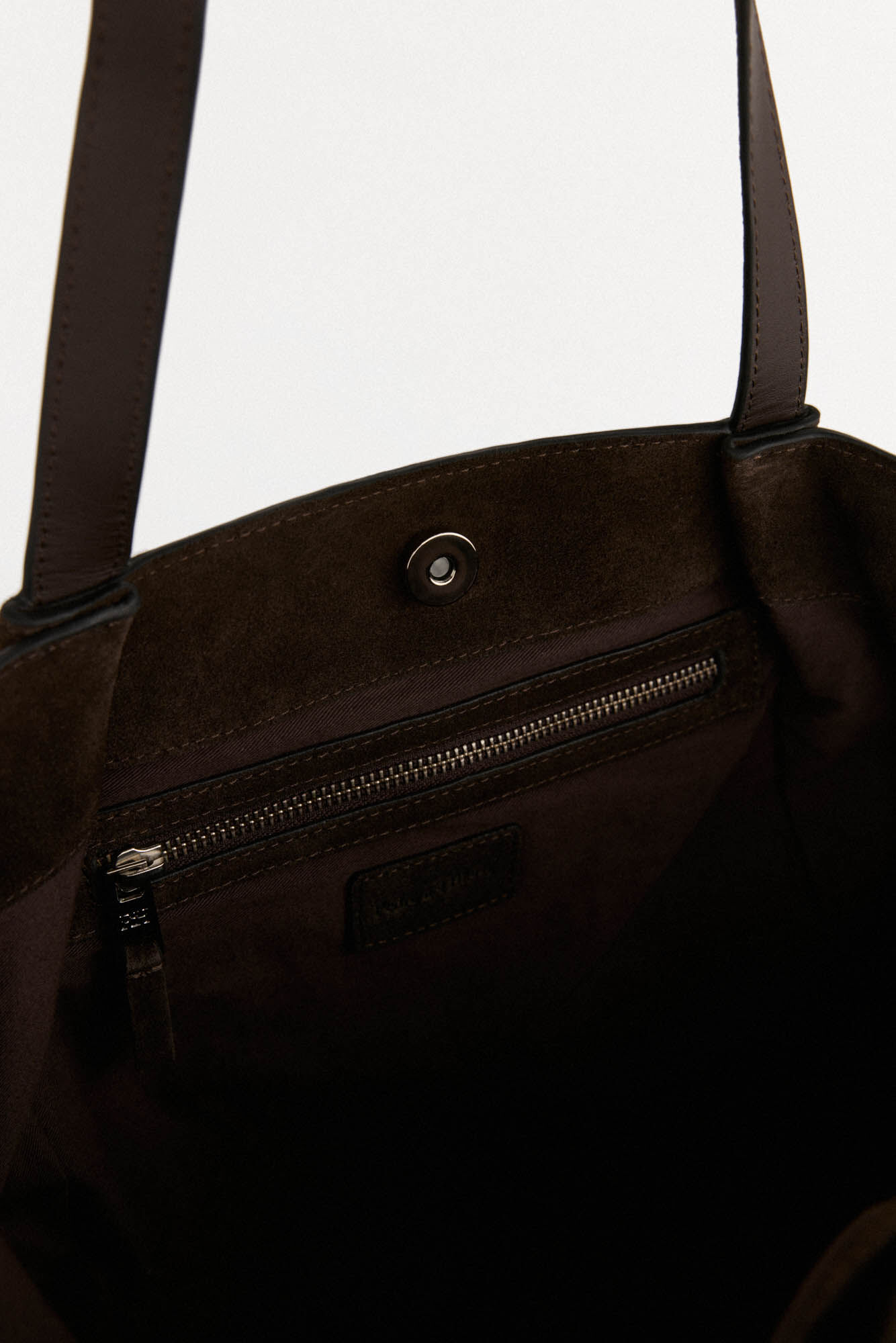 Pedro del Hierro Bolsa de compras de croute Marrom