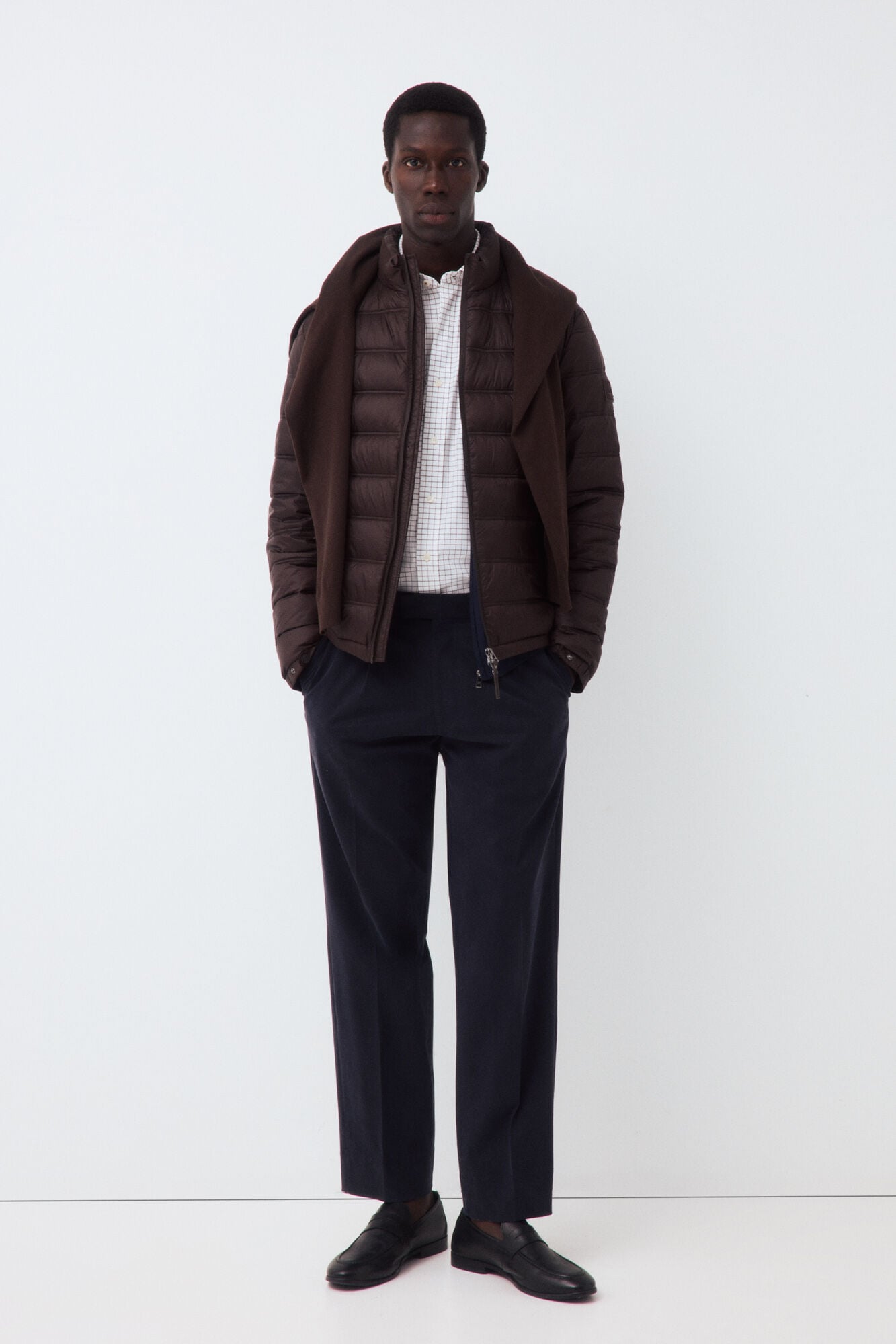 Pedro del Hierro Ultralight puffer jacket Brown
