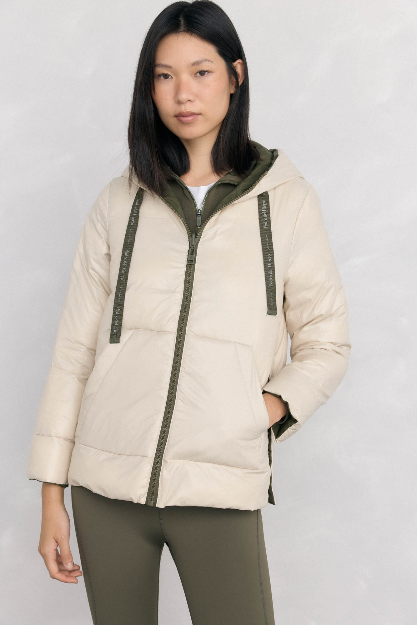Pedro del Hierro Parka reversible capucha