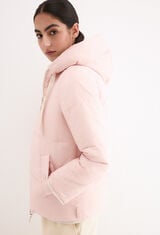 Pedro del Hierro Reversible hooded parka Pink
