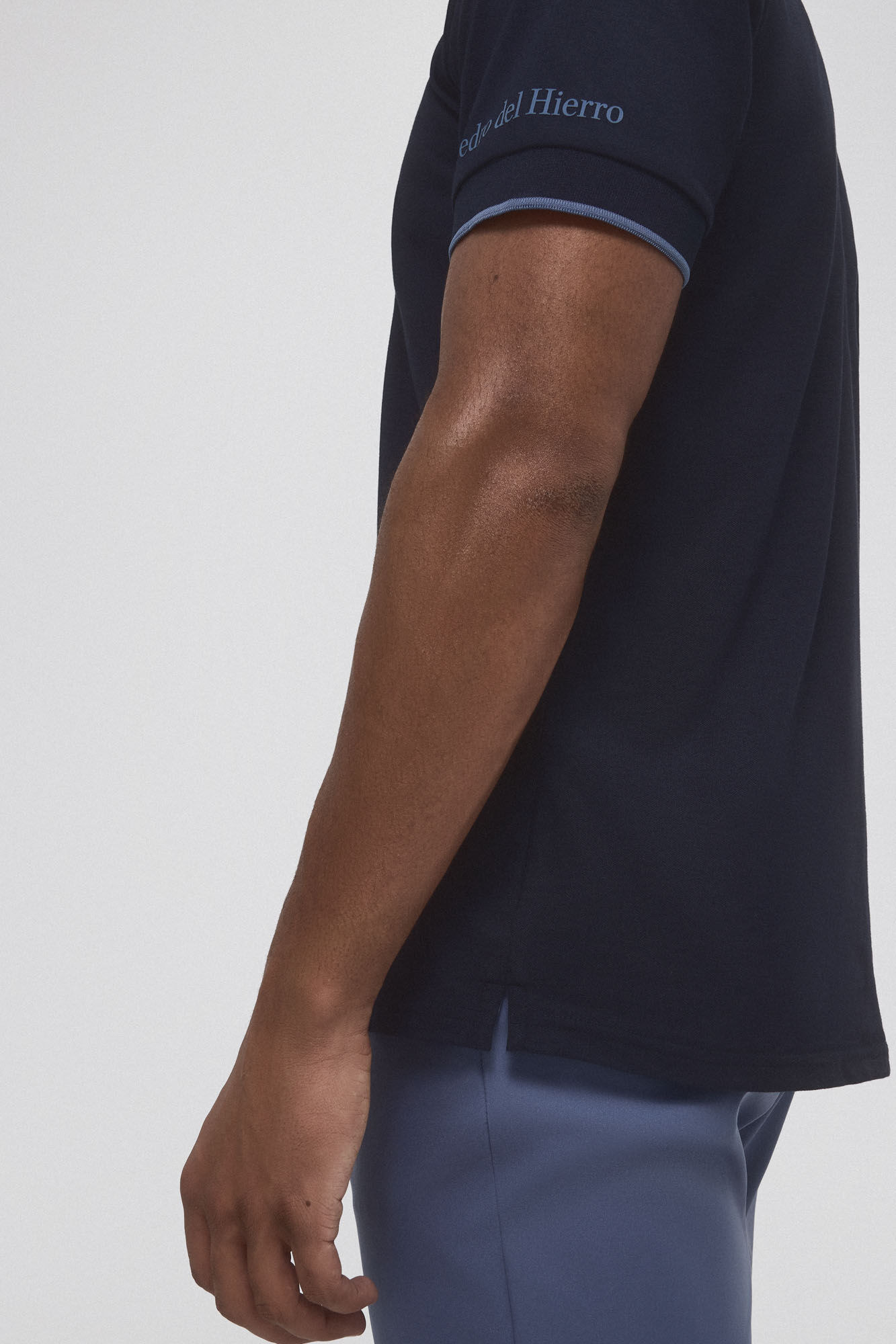 Pedro del Hierro Plain golf polo Blue