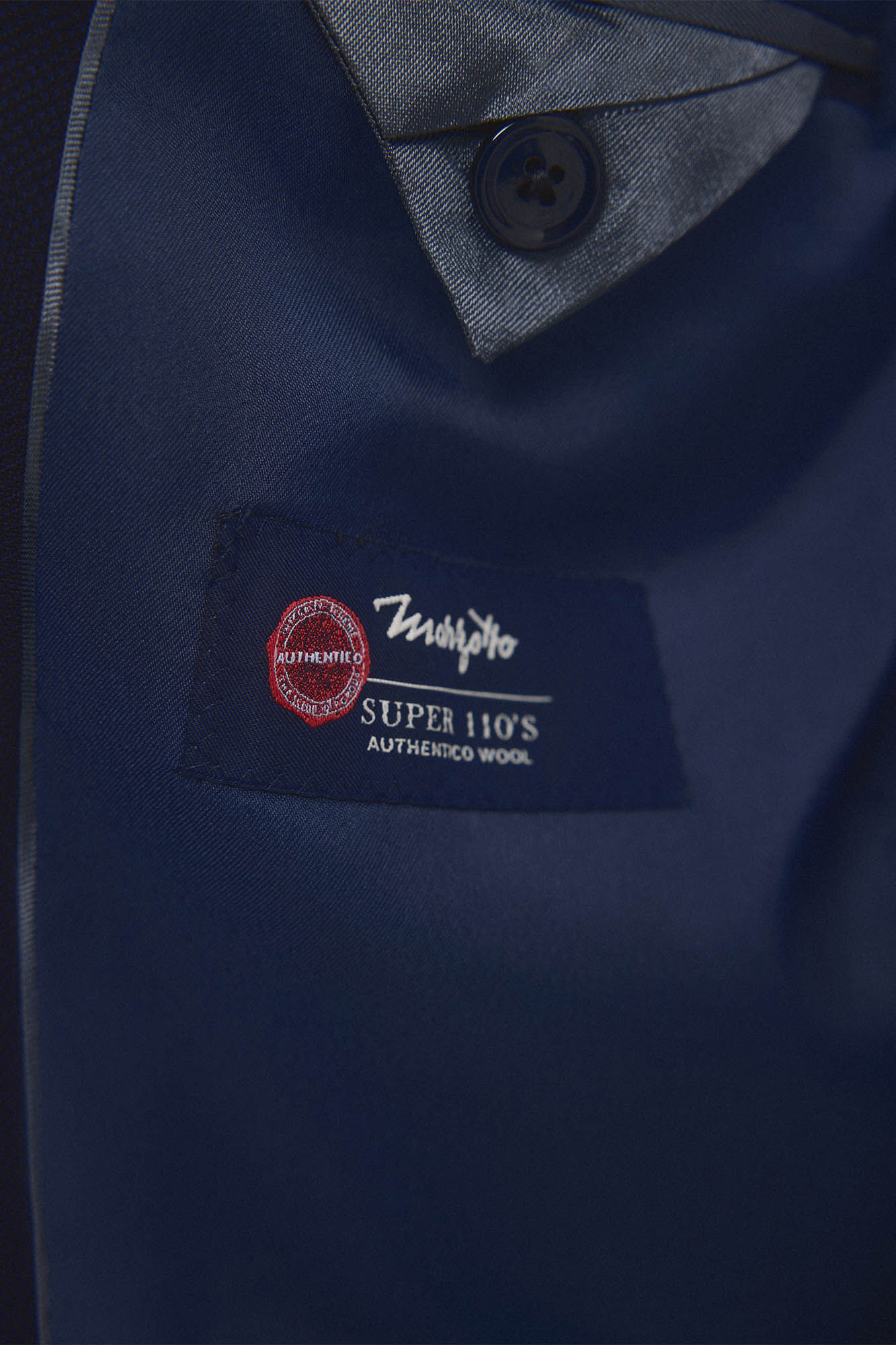 Pedro del Hierro American made bird's eye fabric suit Blue