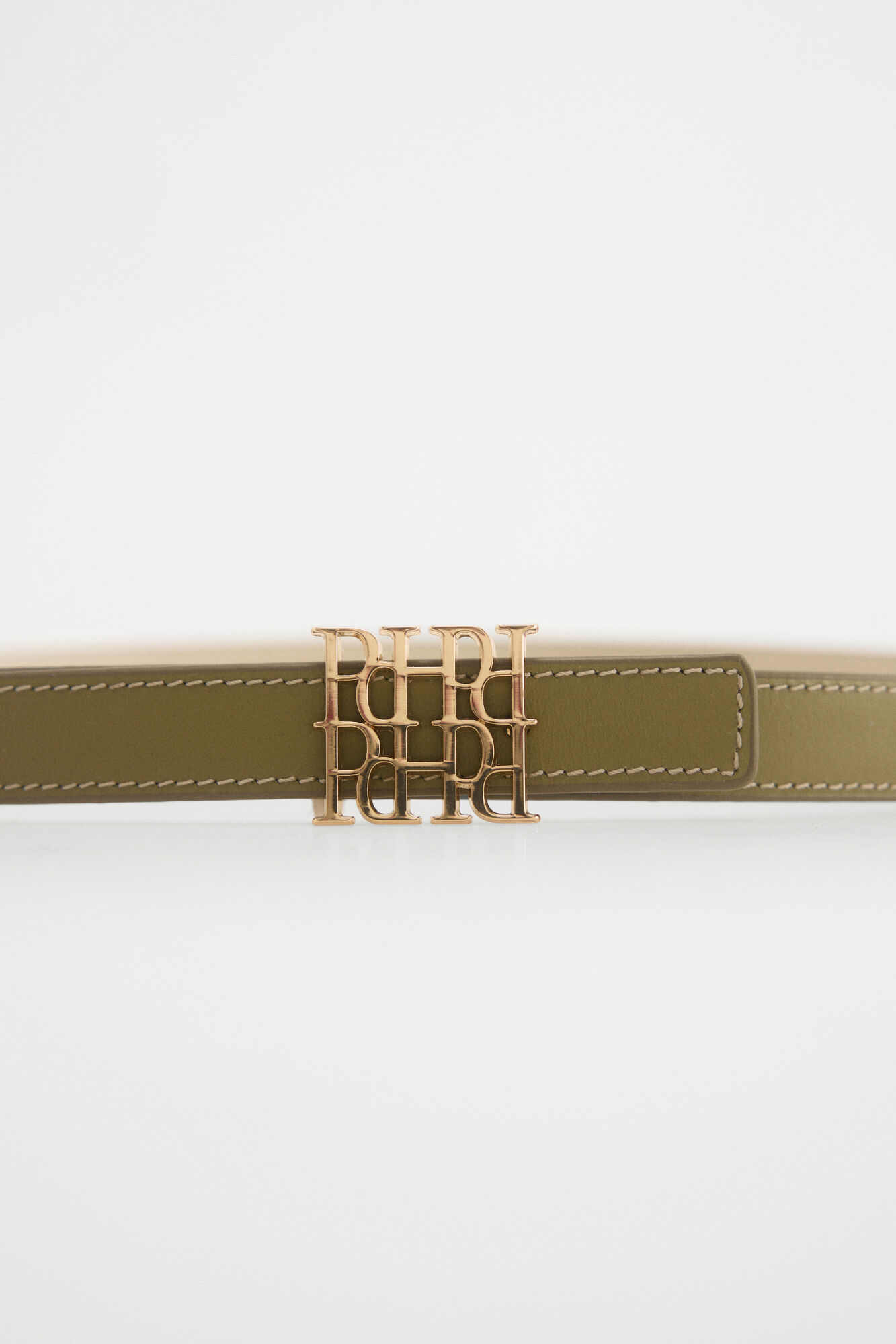 Pedro del Hierro Reversible leather belt Beige