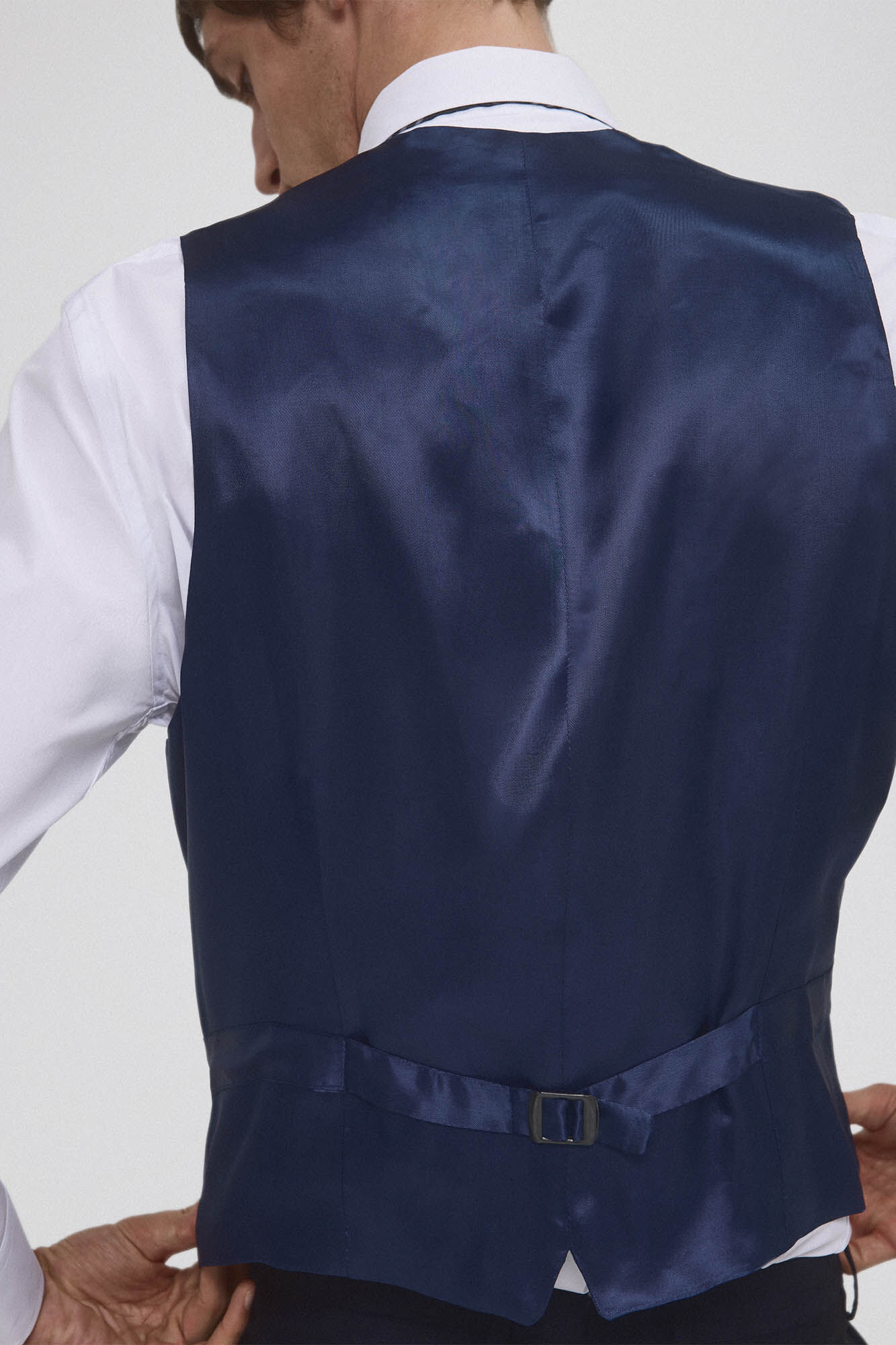 Pedro del Hierro Tailored vest Blue