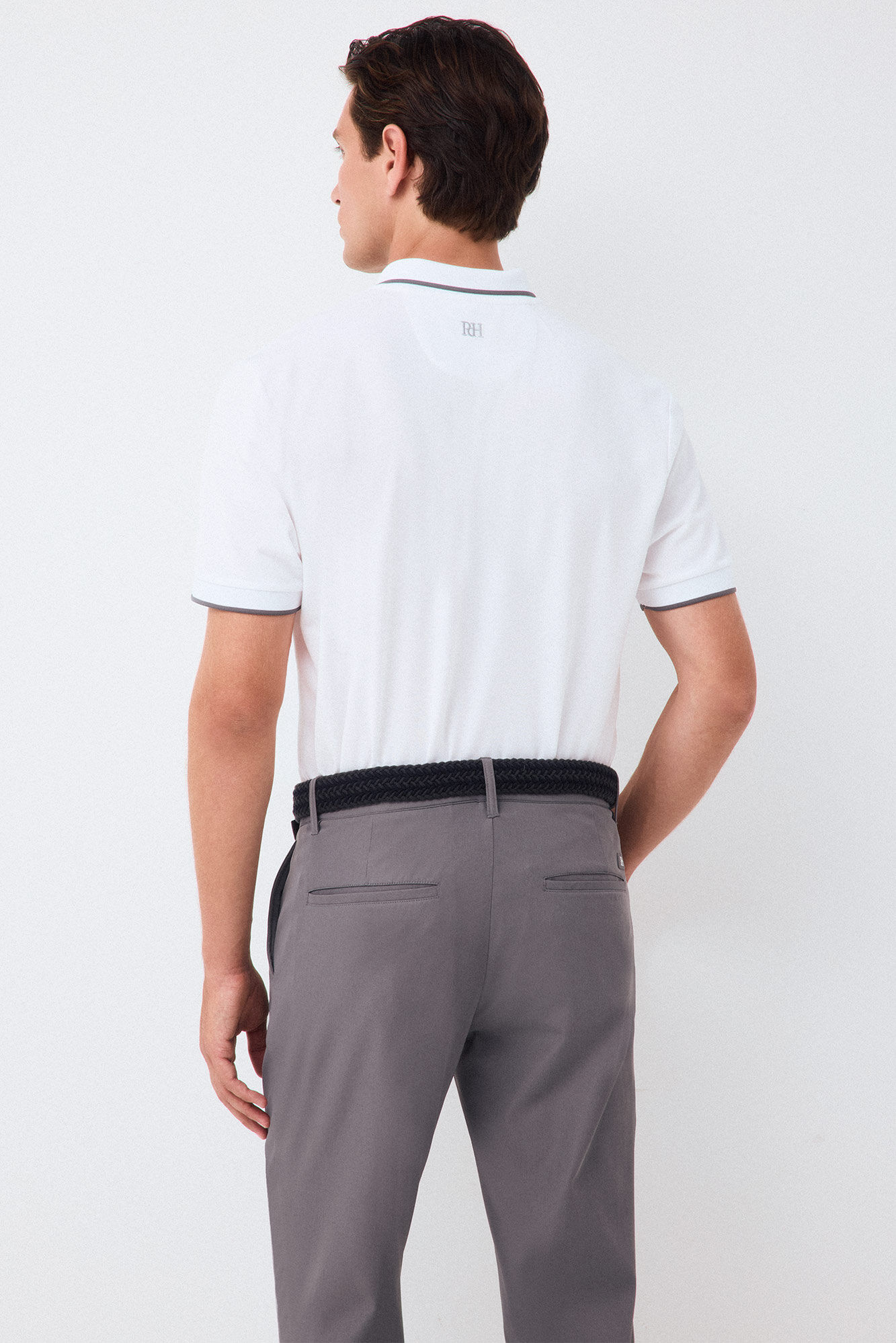 Pedro del Hierro Plain polo shirt White