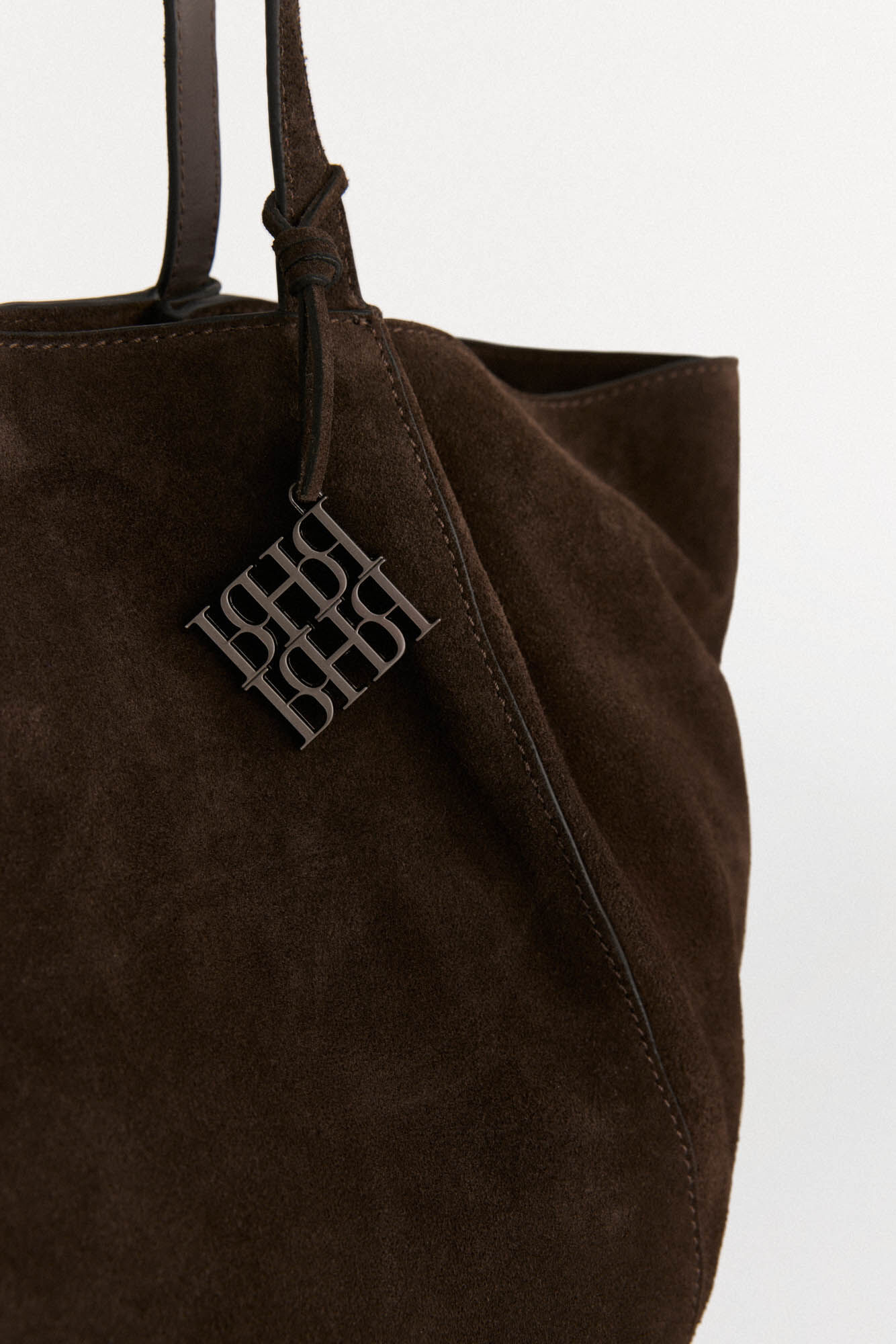 Pedro del Hierro Bolsa de compras de croute Marrom