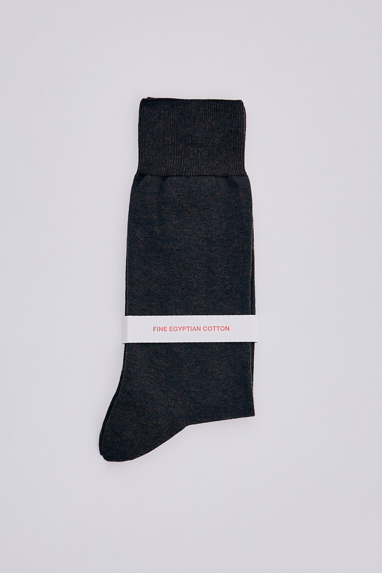 Pedro del Hierro Calcetin liso elastico Marr&oacute;n