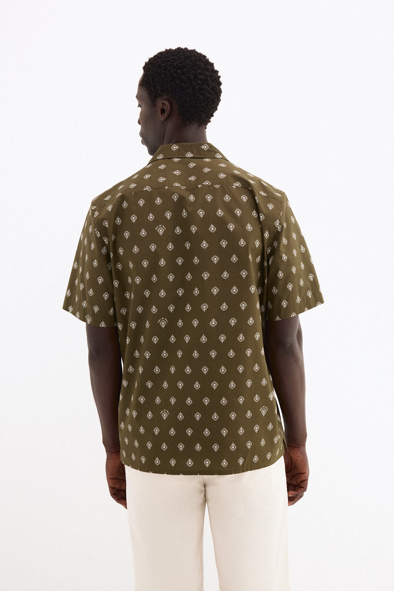 Pedro del Hierro Printed short sleeve shirt Green