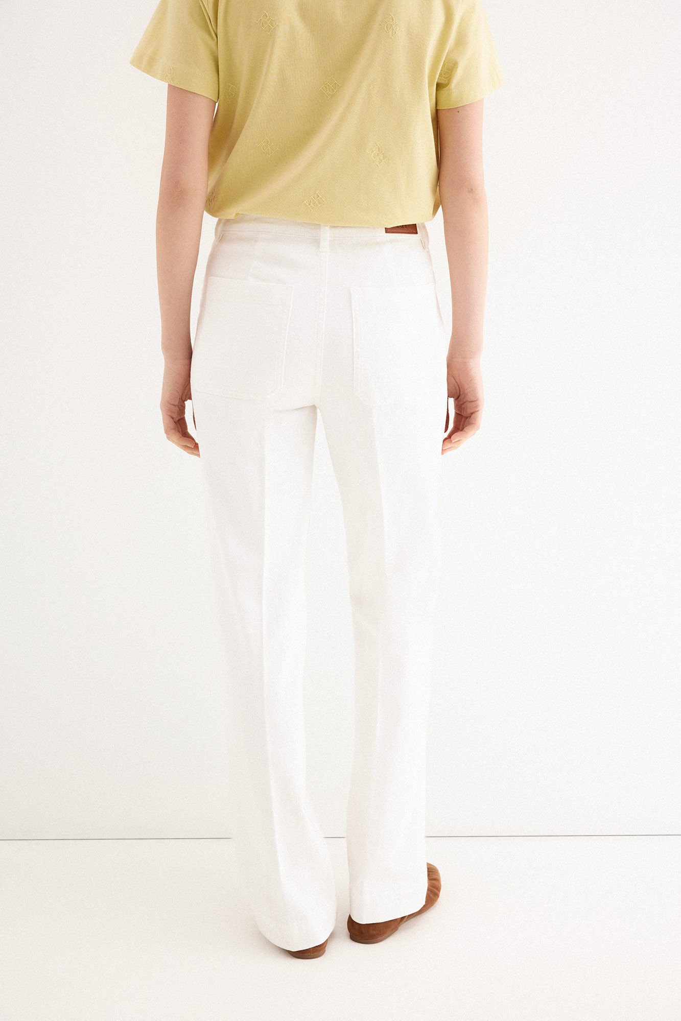 Pedro del Hierro Stovepipe jeans White