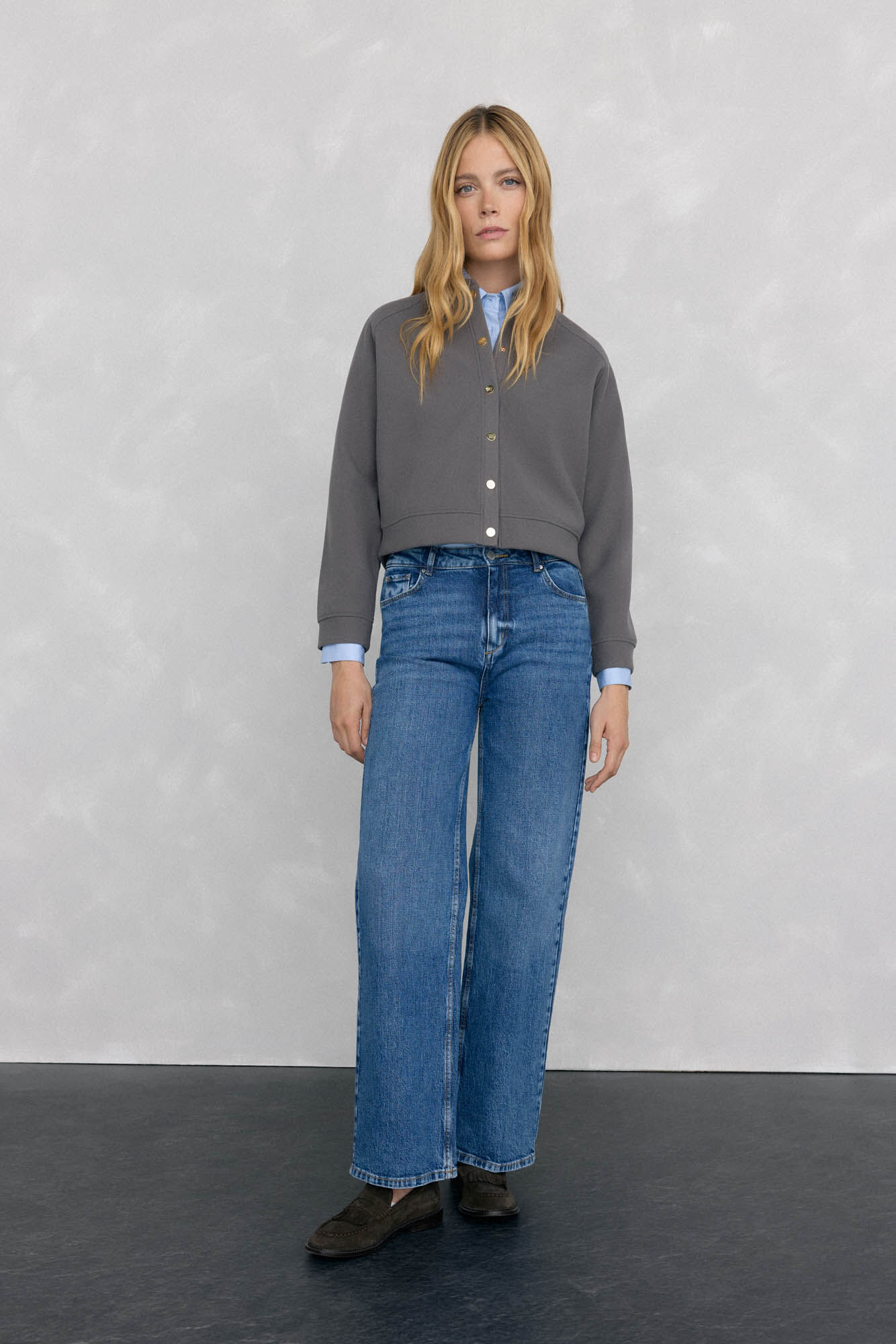 Pedro del Hierro Chaqueta manga larga Gris