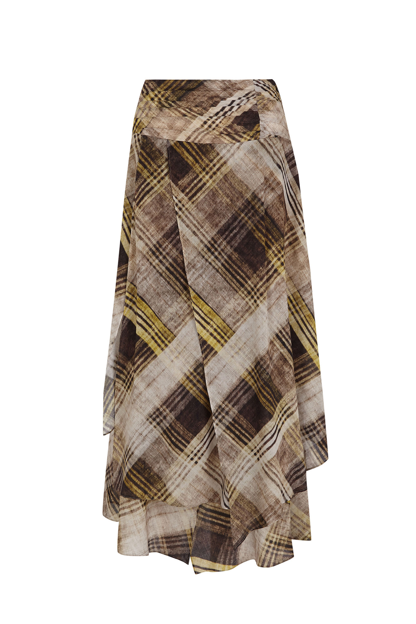 Pedro del Hierro Draped waist scarf skirt