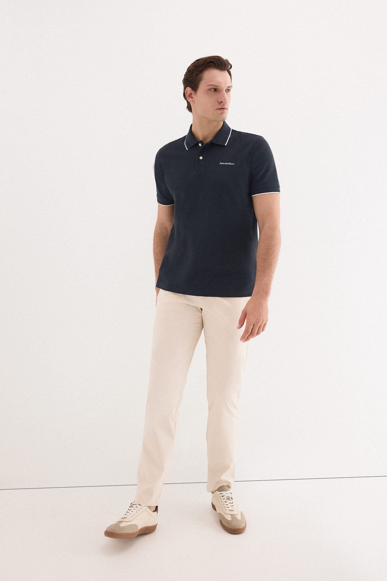 Pedro del Hierro Polo shirt with logo tips