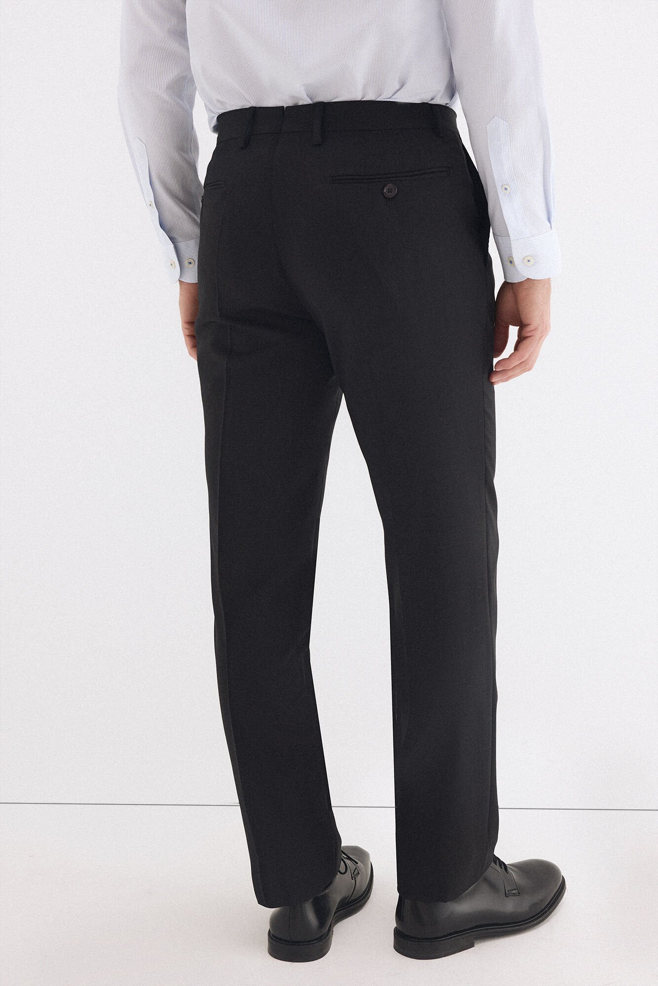 Pedro del Hierro plain tailored bi-stretch trousers Grey