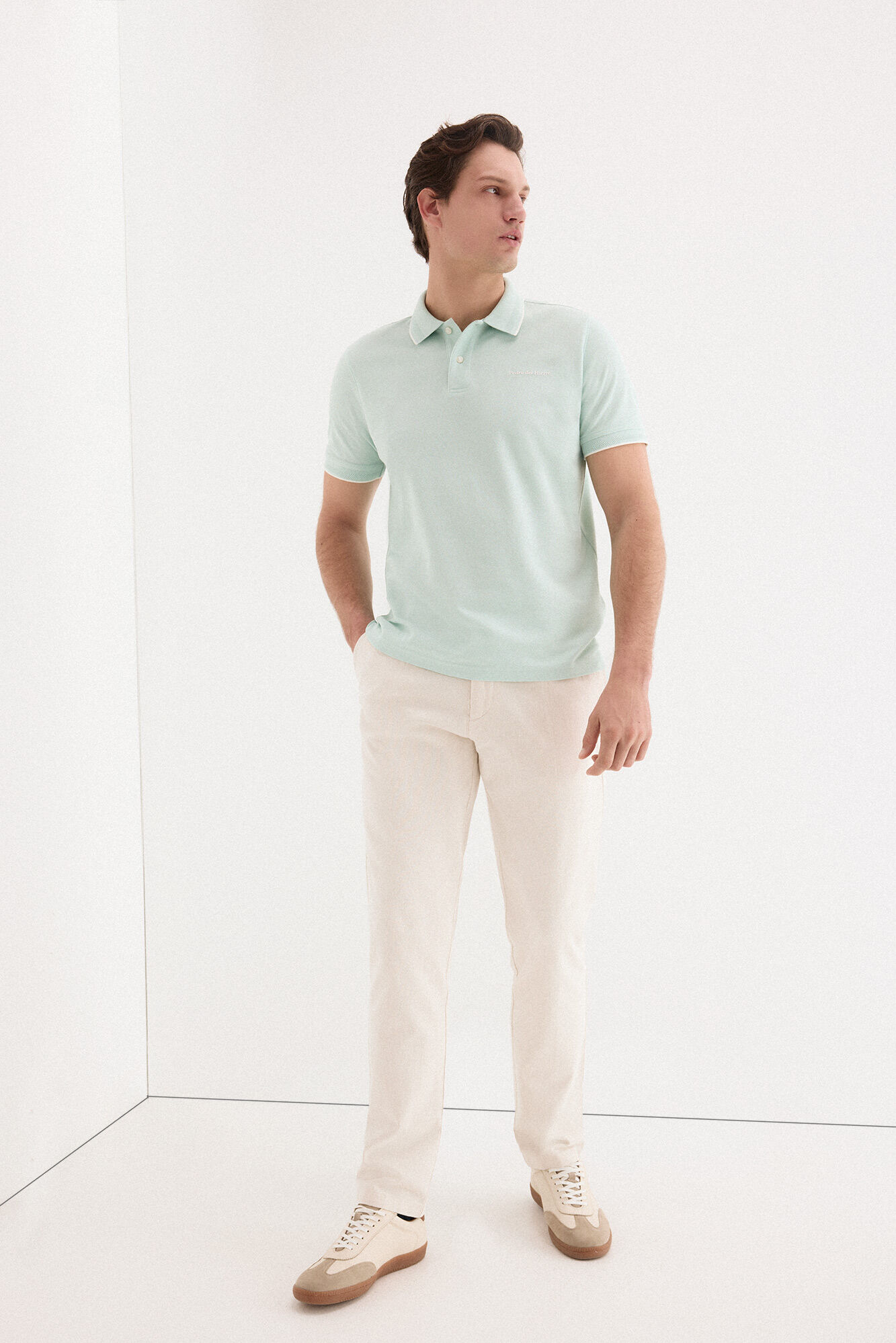 Pedro del Hierro Polo shirt with logo tips