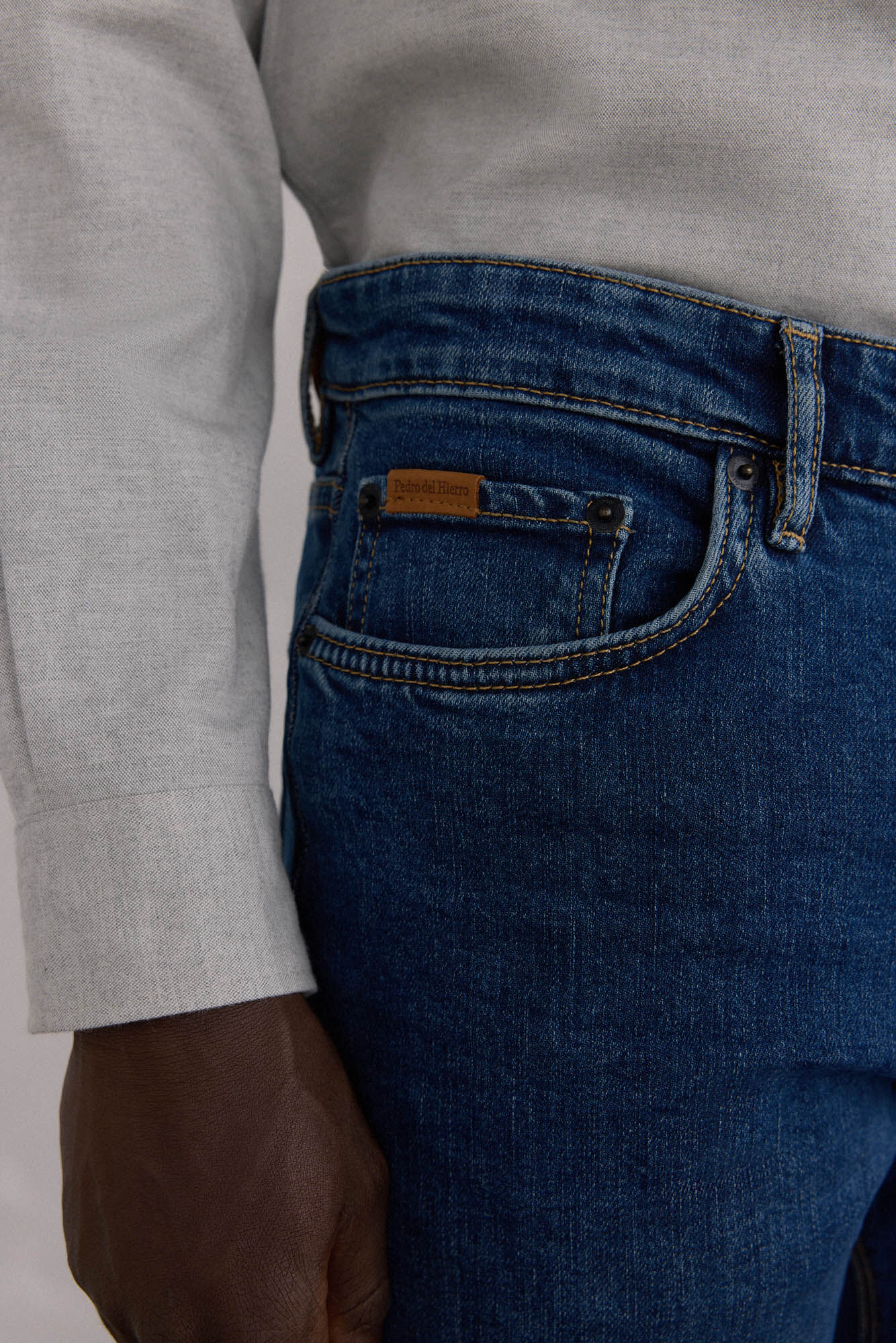 Pedro del Hierro Slim fit jeans Blue