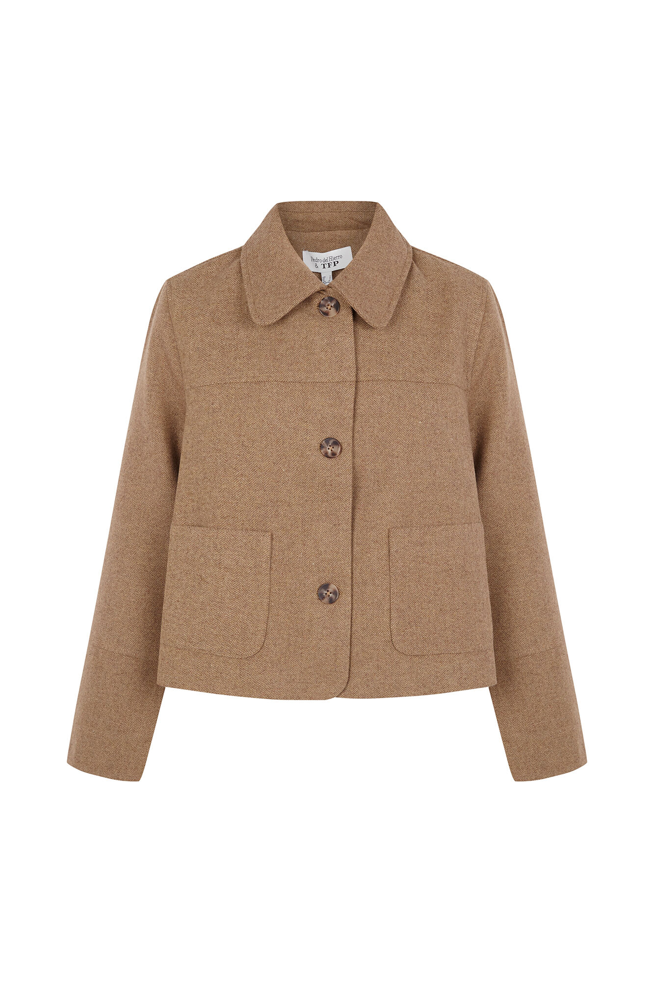 TFP by Tamara Falc&oacute; Casaco espiga Beige