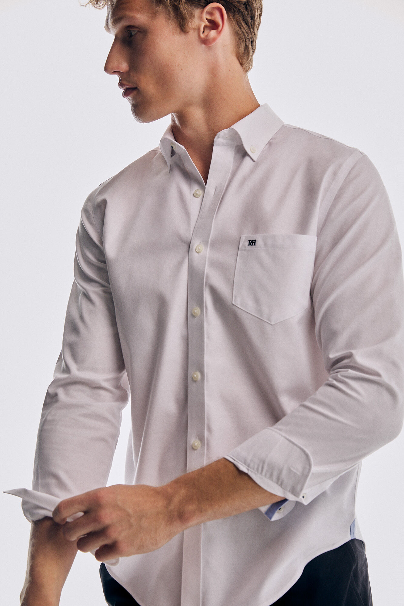 camisa lino hombre pedro del hierro