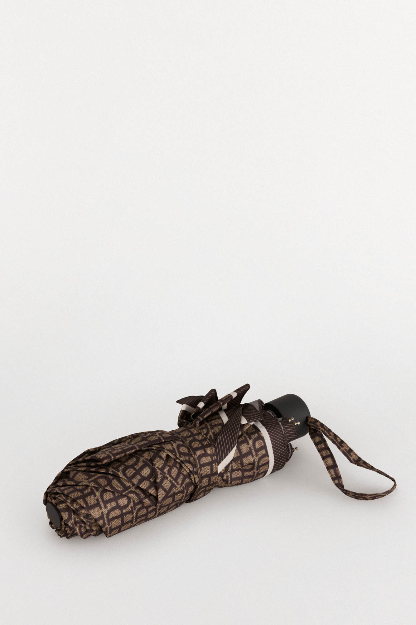 Pedro del Hierro Monogrammed umbrella Brown