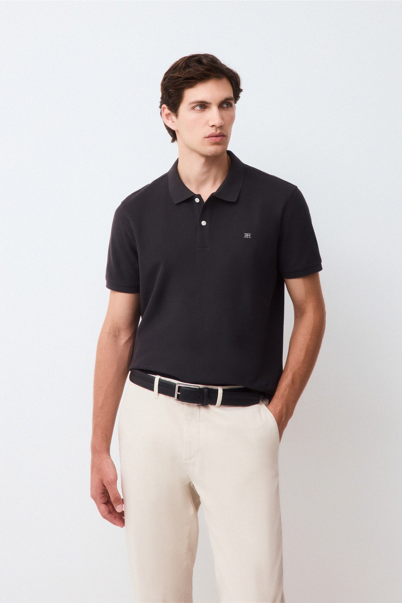 Pedro del Hierro Polo b&aacute;sico slim piqu&eacute;