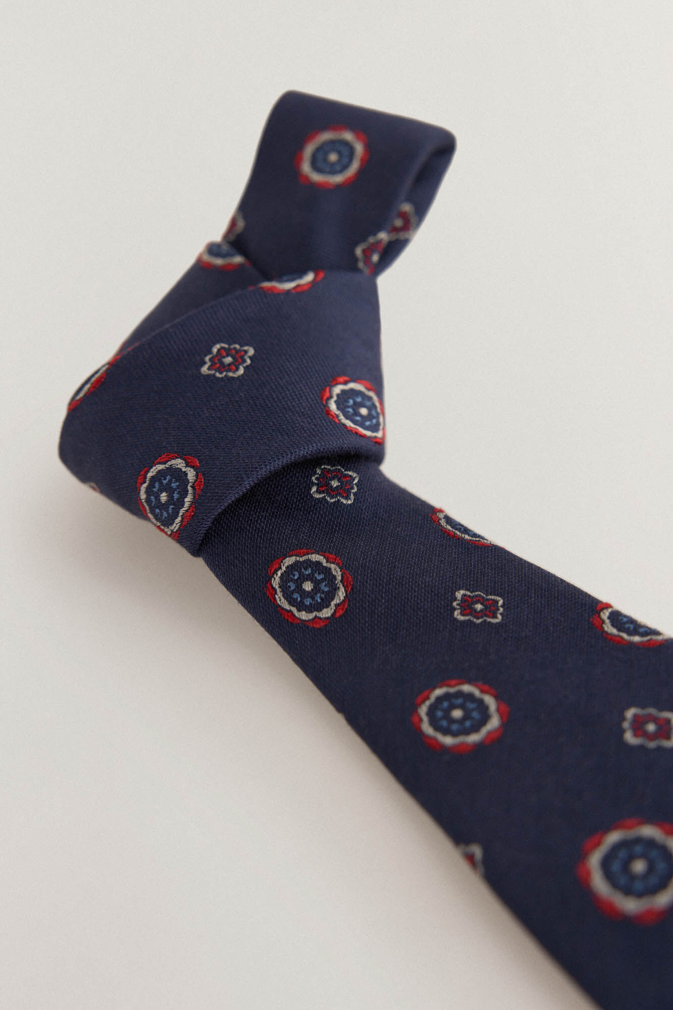 Pedro del Hierro Natural silk tie