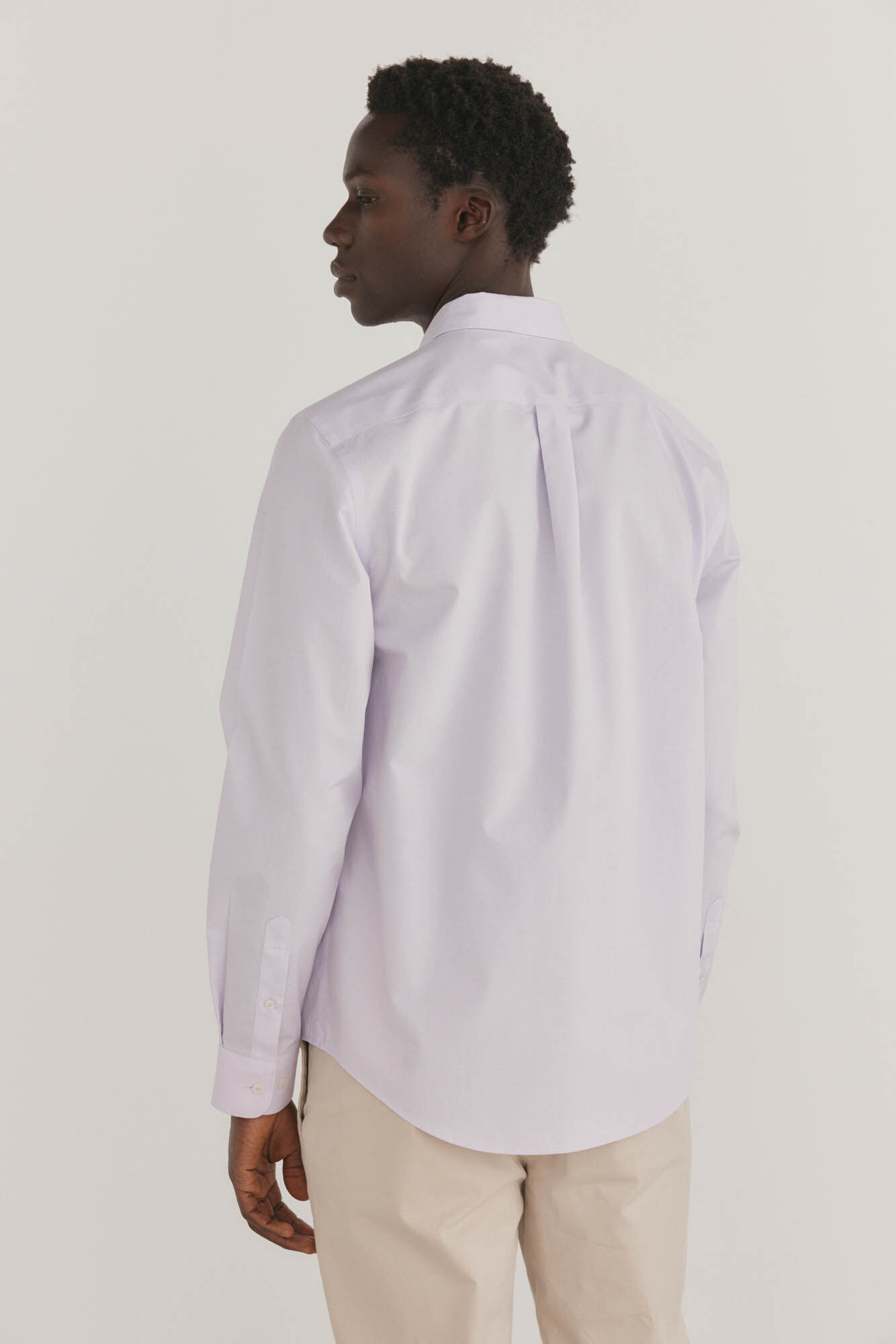 Pedro del Hierro Non iron + anti-stain smooth shirt Purple