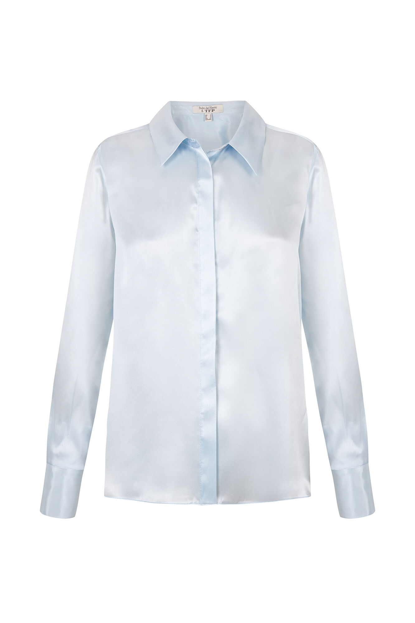 TFP by Tamara Falc&oacute; Blusa de seda Azul