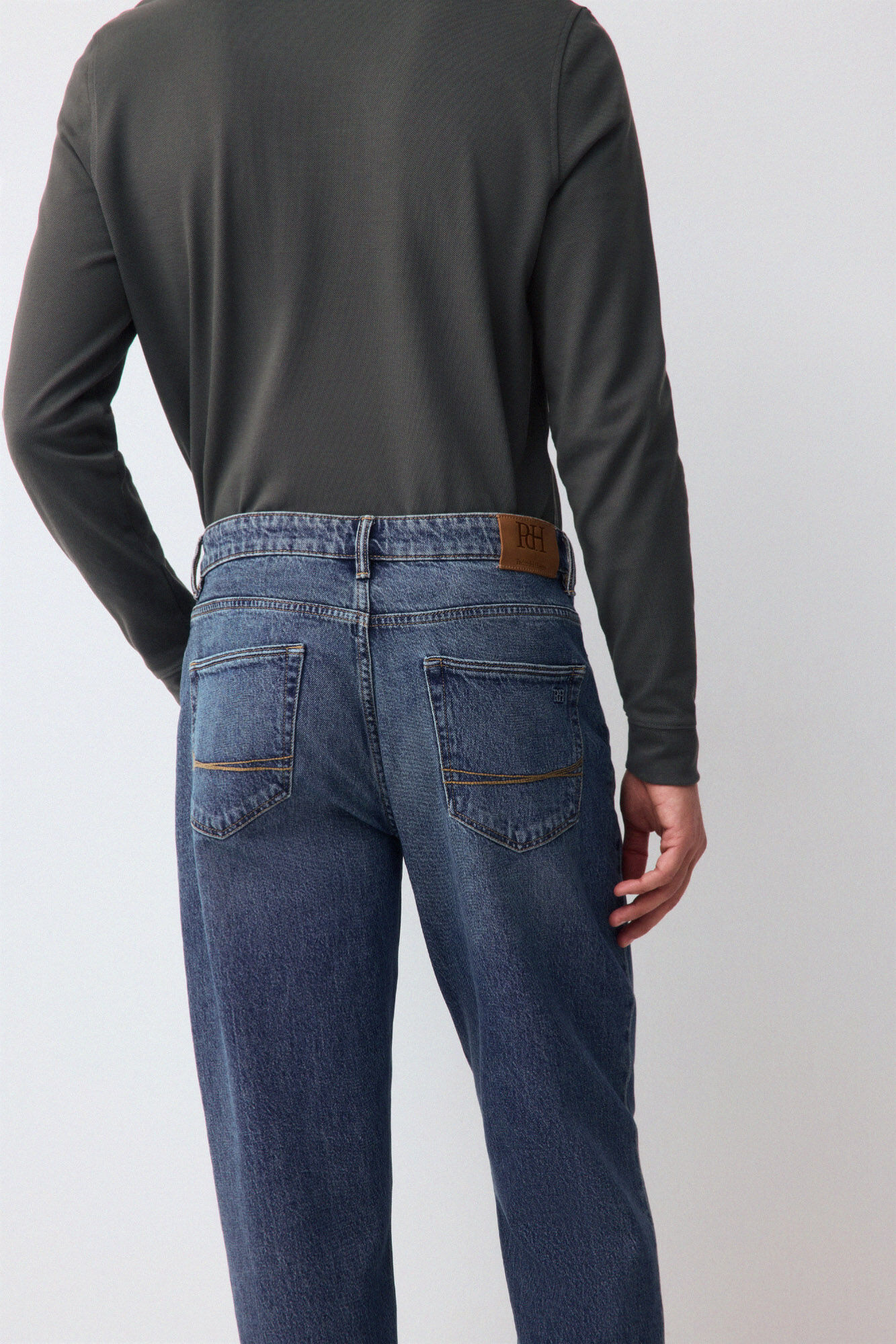 Pedro del Hierro Tapered fit jeans Blue
