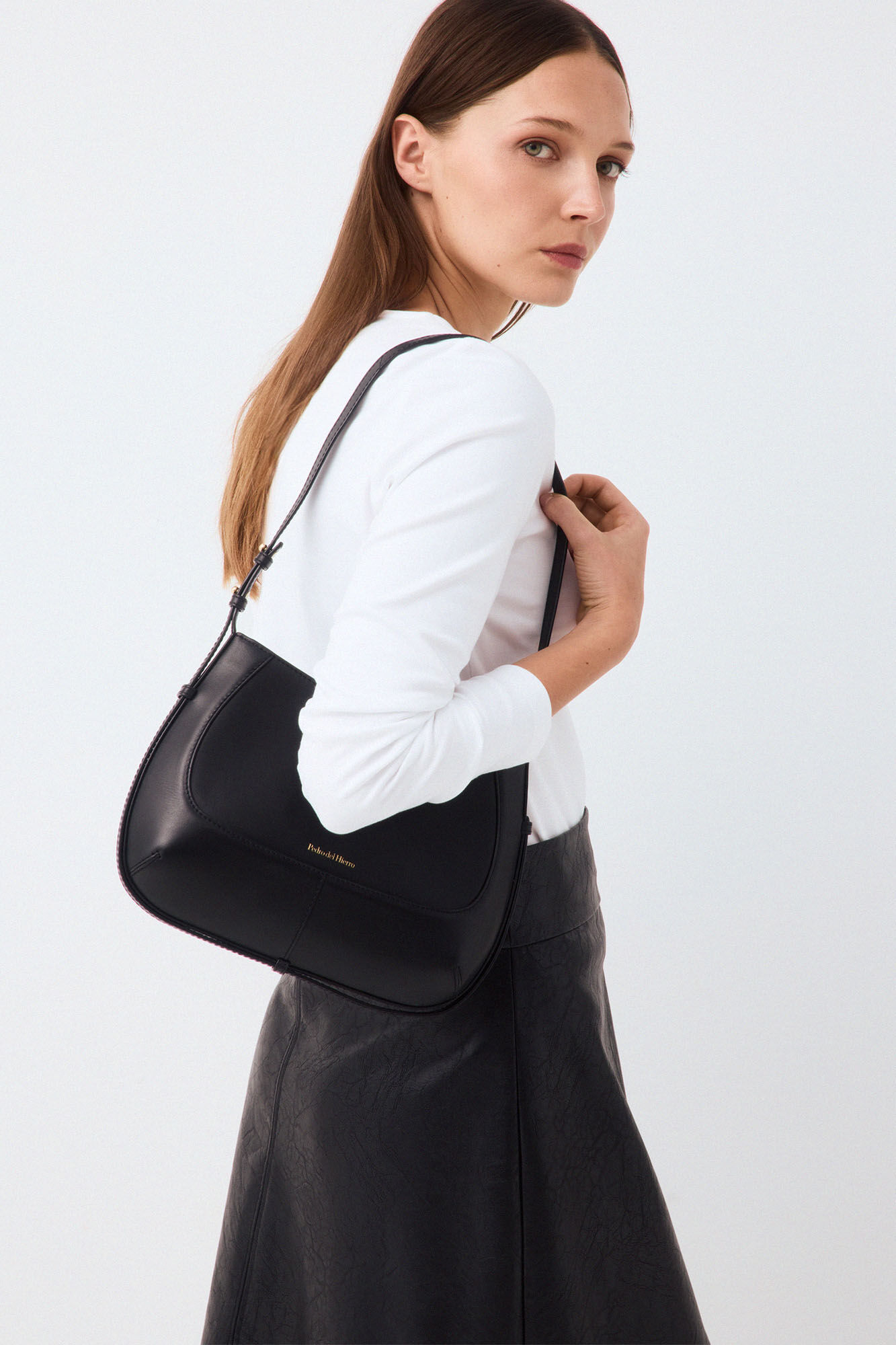 Pedro del Hierro Multiway leather handbag