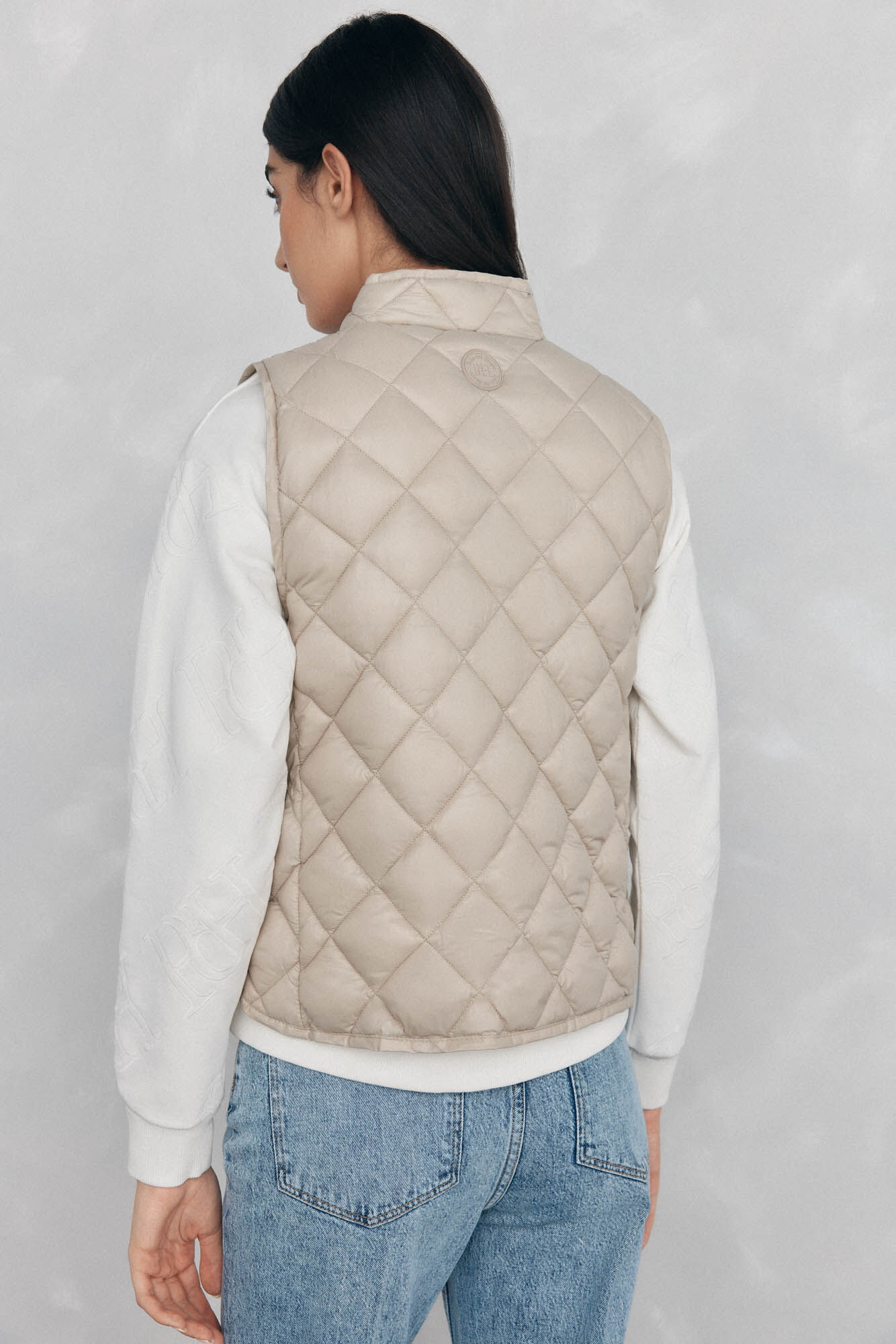 Pedro del Hierro Chaleco acolchado Beige