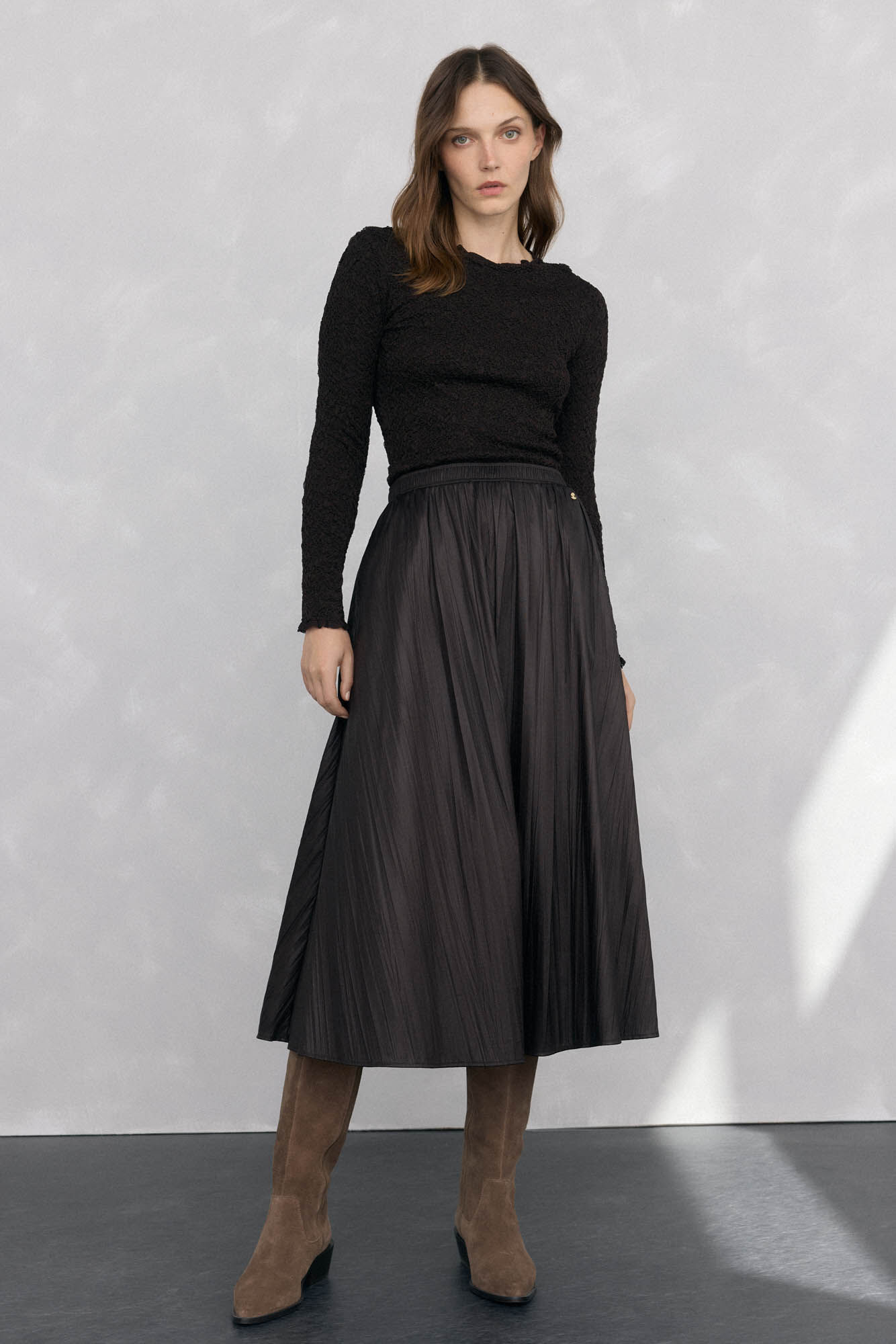 Pedro del Hierro Jersey punto estructura arrugada