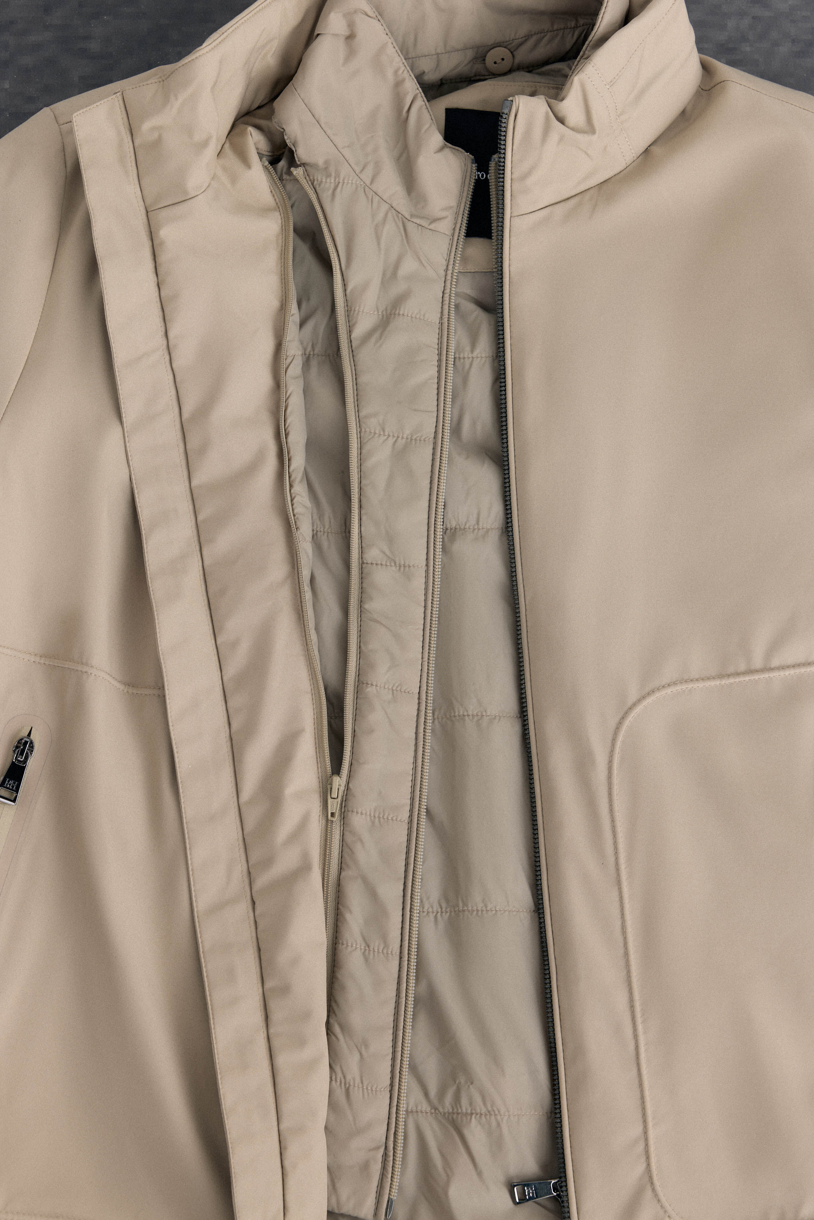 Pedro del Hierro Jacket with removable lining Beige