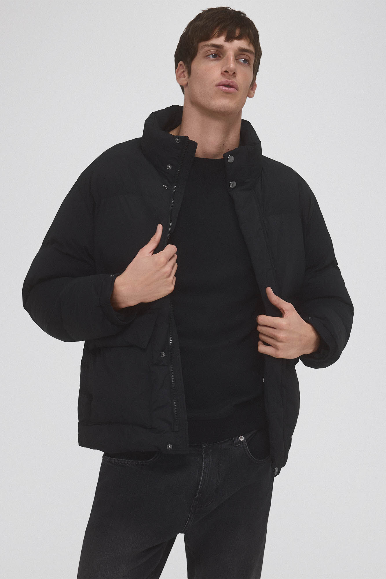 Pedro del Hierro Puffer jacket Black