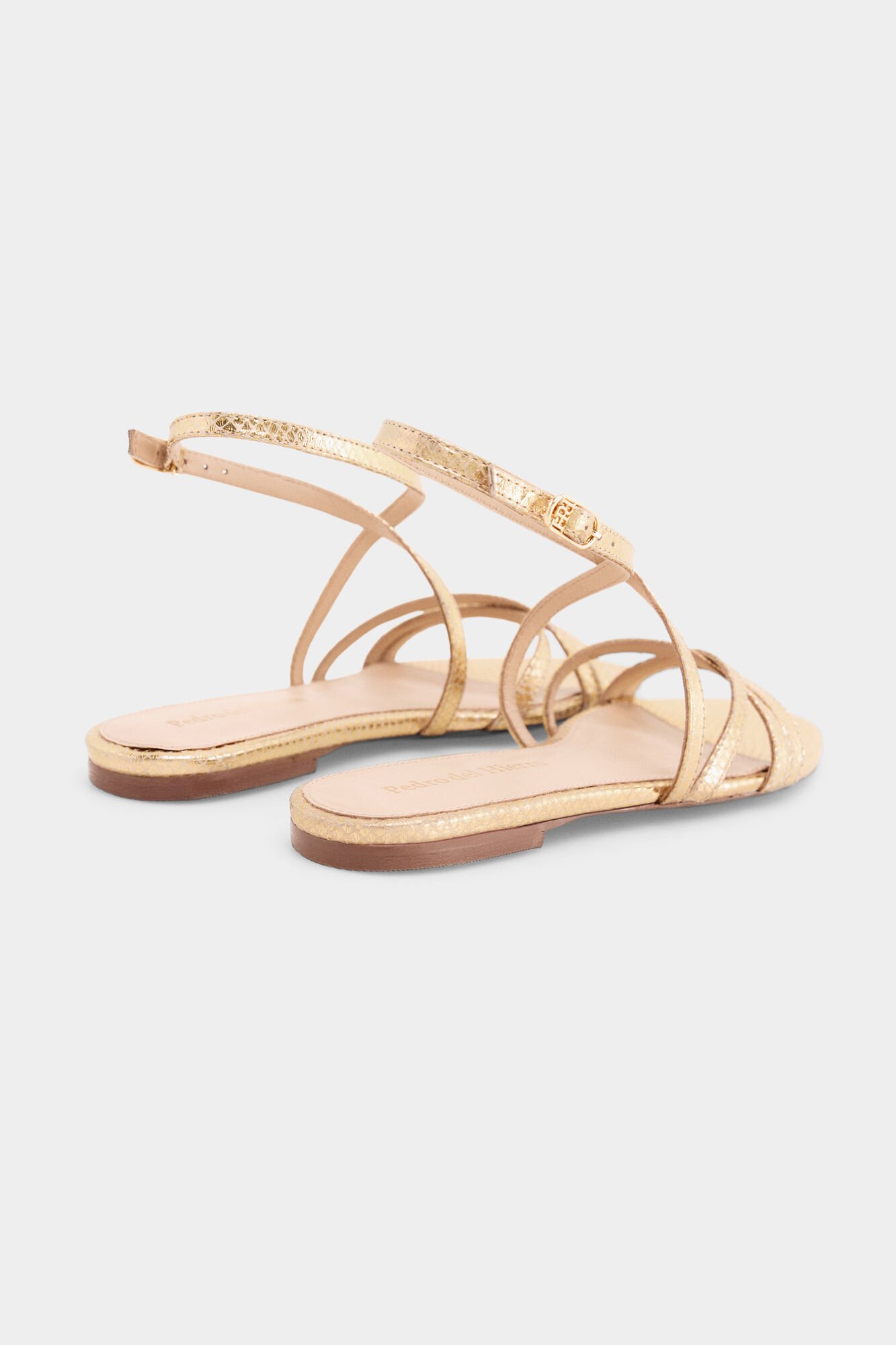 Pedro del Hierro Gold sandal Yellow