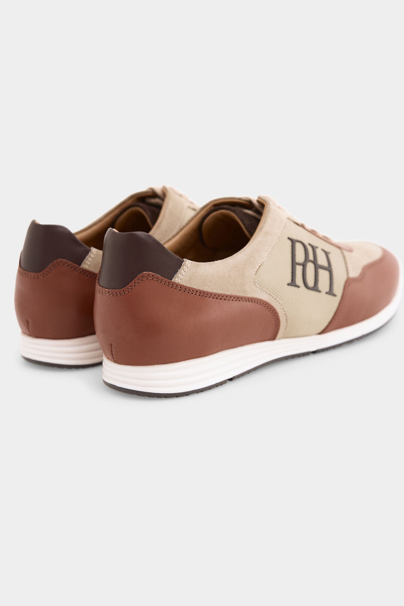 Pedro del Hierro Iconic rubber-soled sneaker Brown