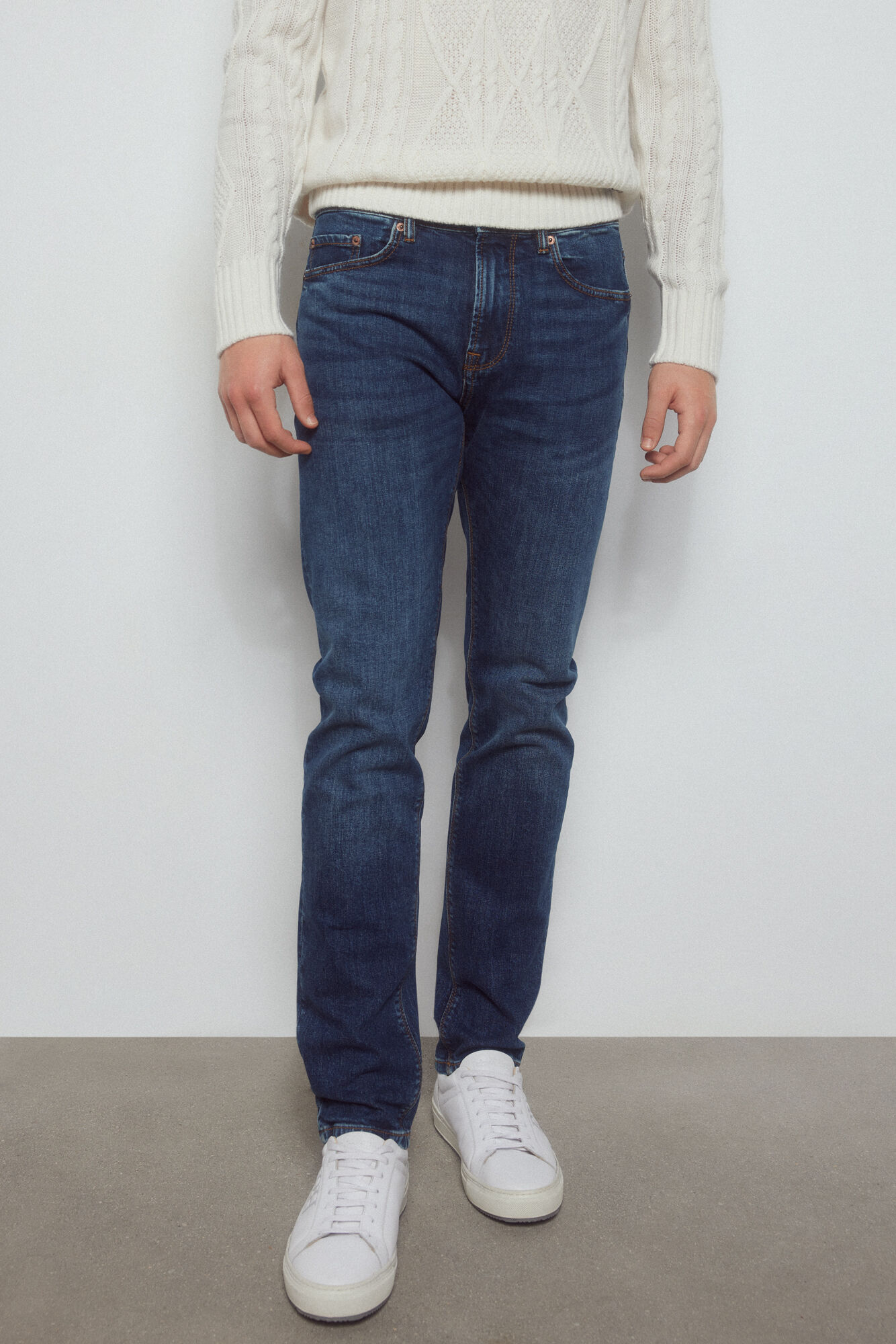 Pedro del Hierro Pantal&oacute;n vaquero slim fit Azul