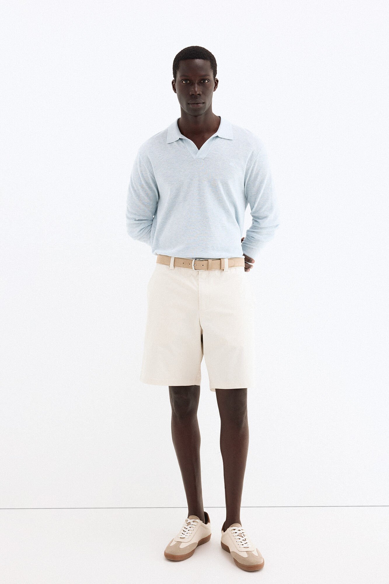 Pedro del Hierro Lightweight elasticated Bermuda shorts