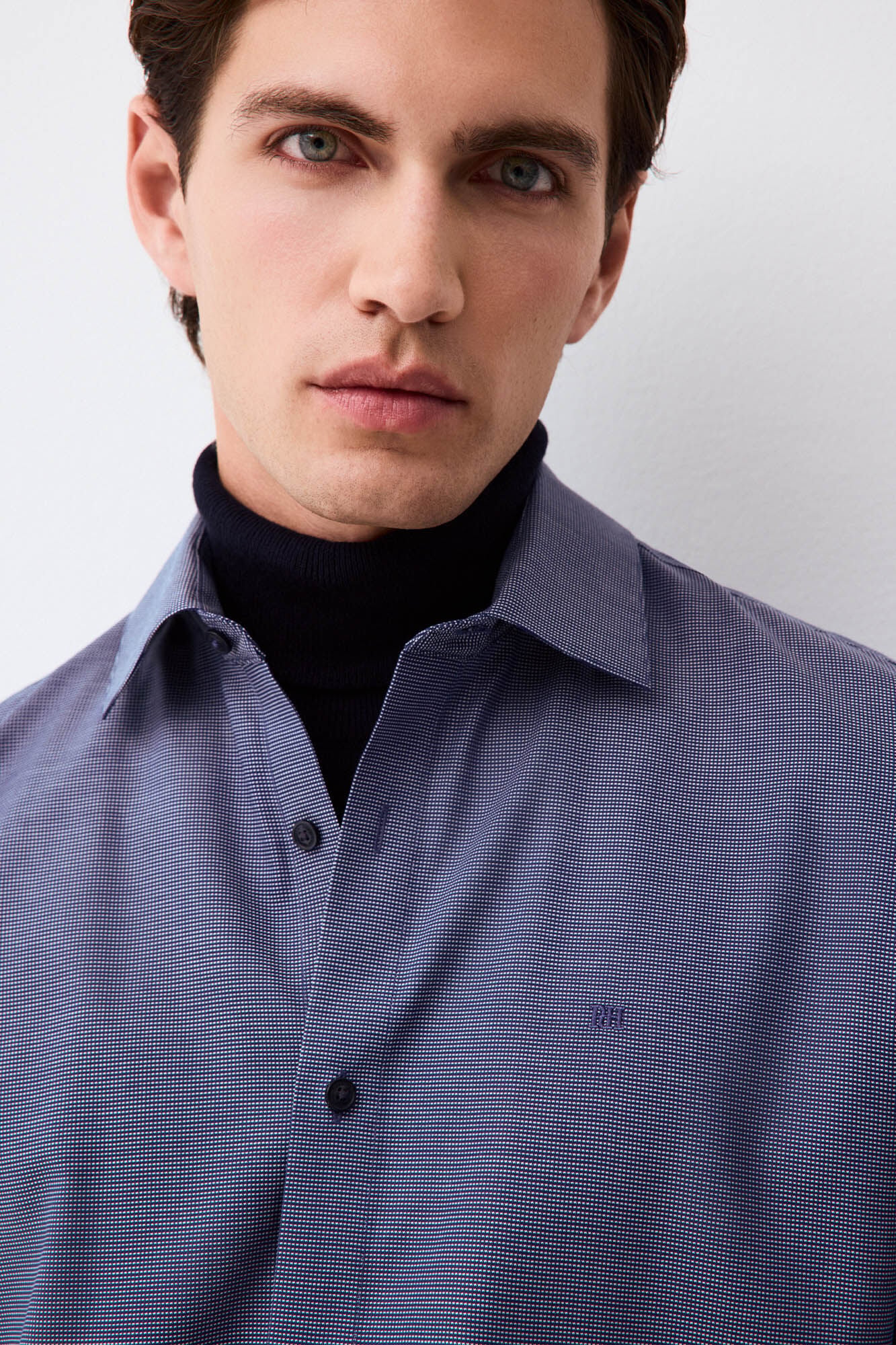 Pedro del Hierro Non-iron + anti-stain slim fit dress shirt