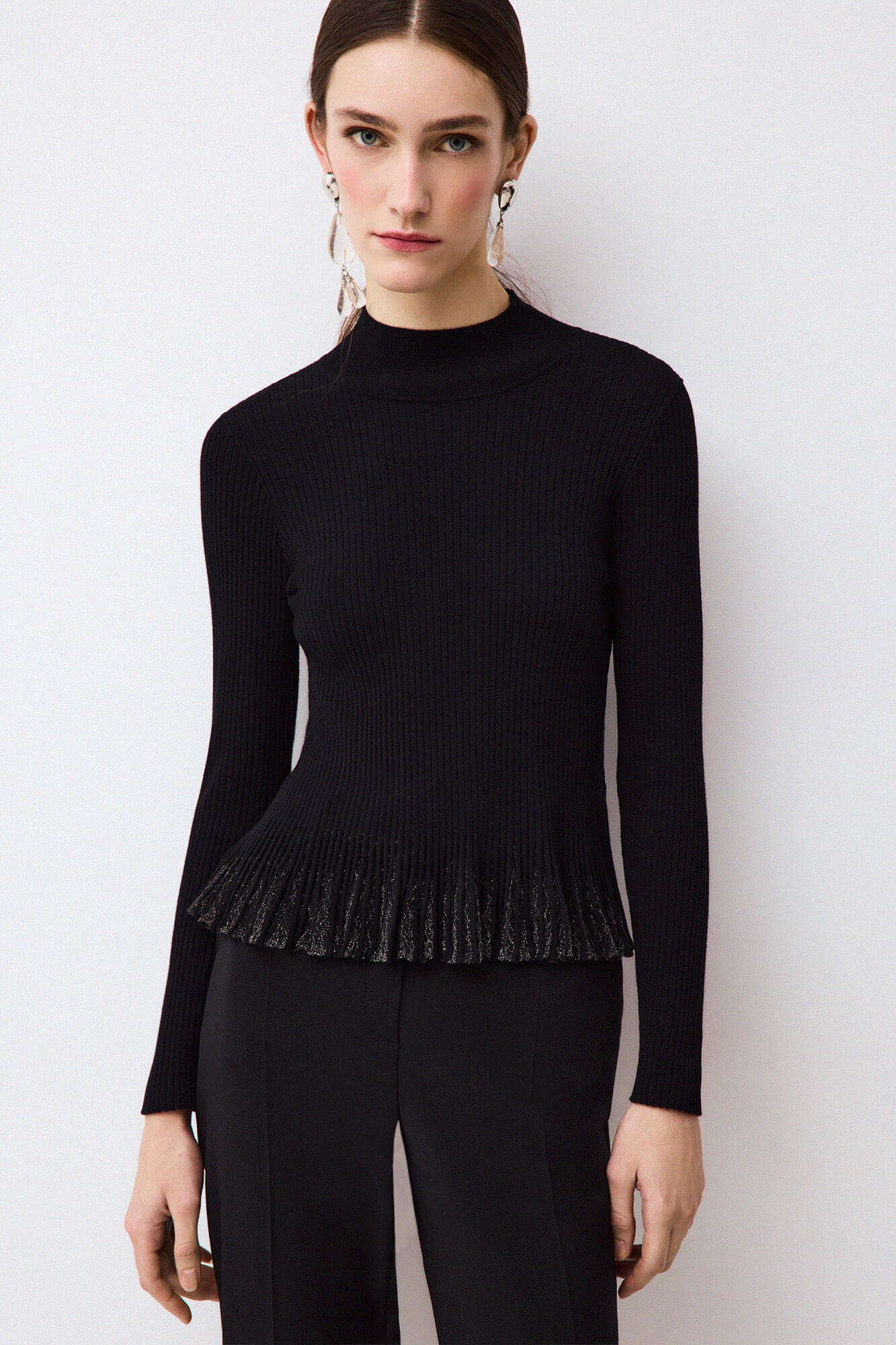 Pedro del Hierro Shimmer fantasy roll neck jumper