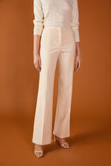 TFP by Tamara Falc&oacute; High-waisted trousers Ecru