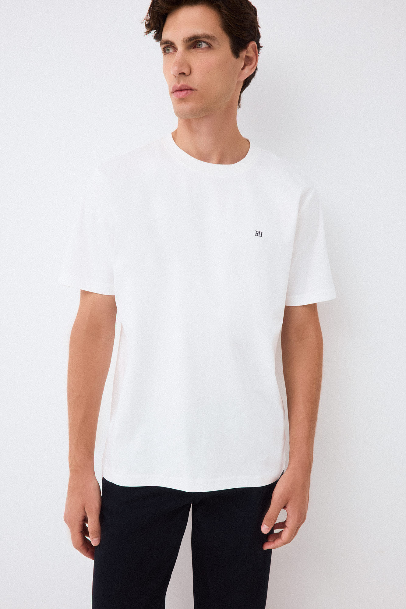 Pedro del Hierro Plain mercerized T-shirt