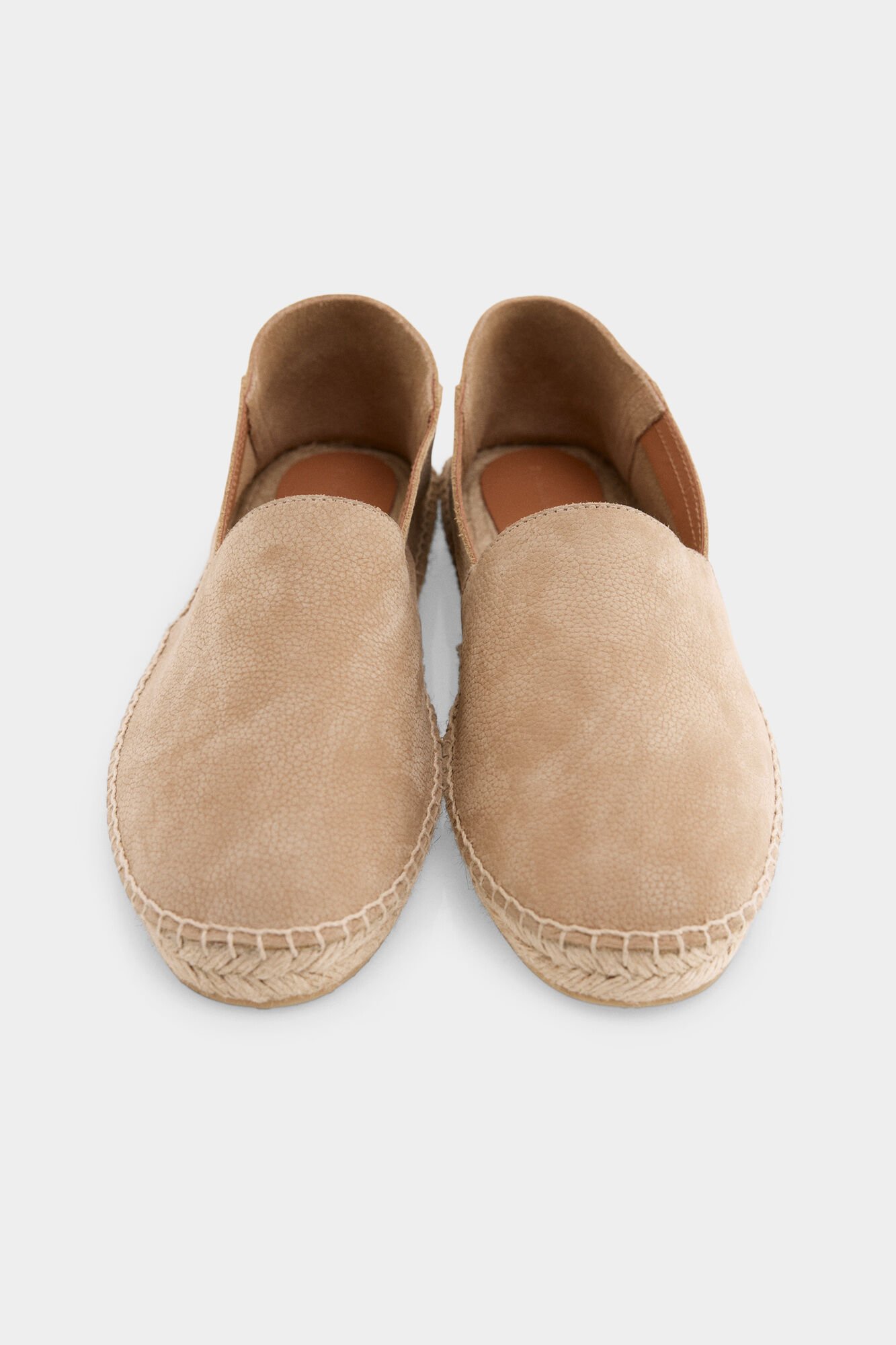 Pedro del Hierro Leather espadrille Brown
