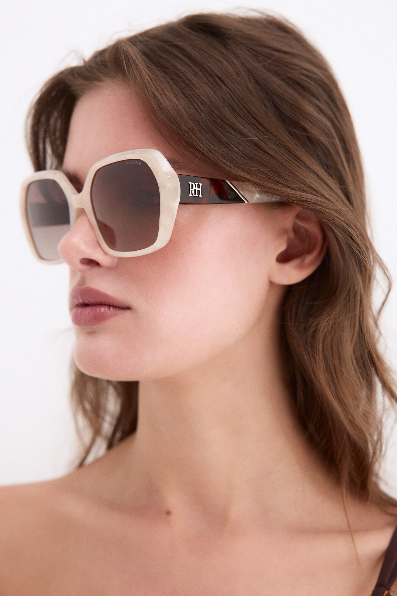 Pedro del Hierro Maxi sunglasses Beige