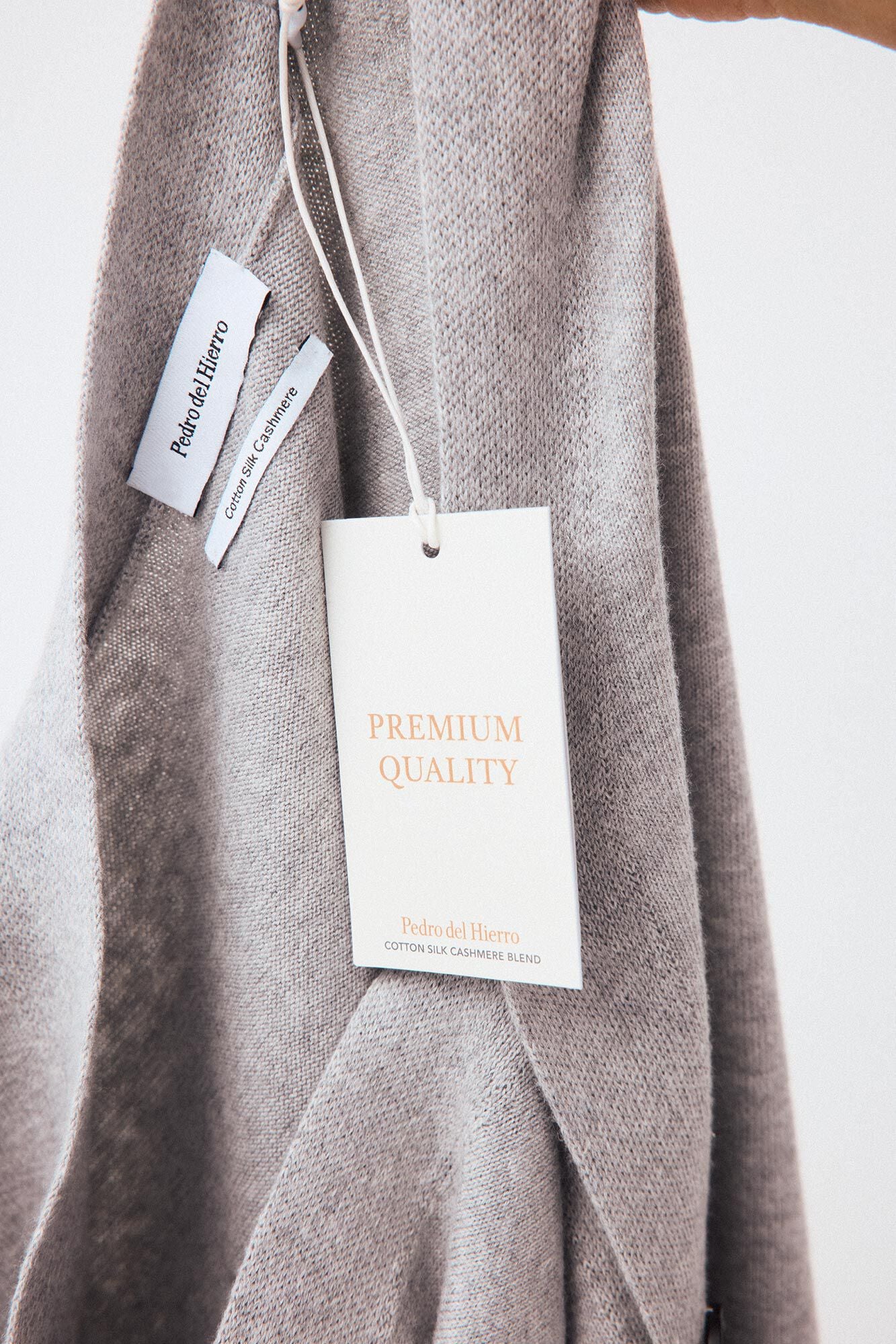 Pedro del Hierro Cotton knit V-neck button cardigan
