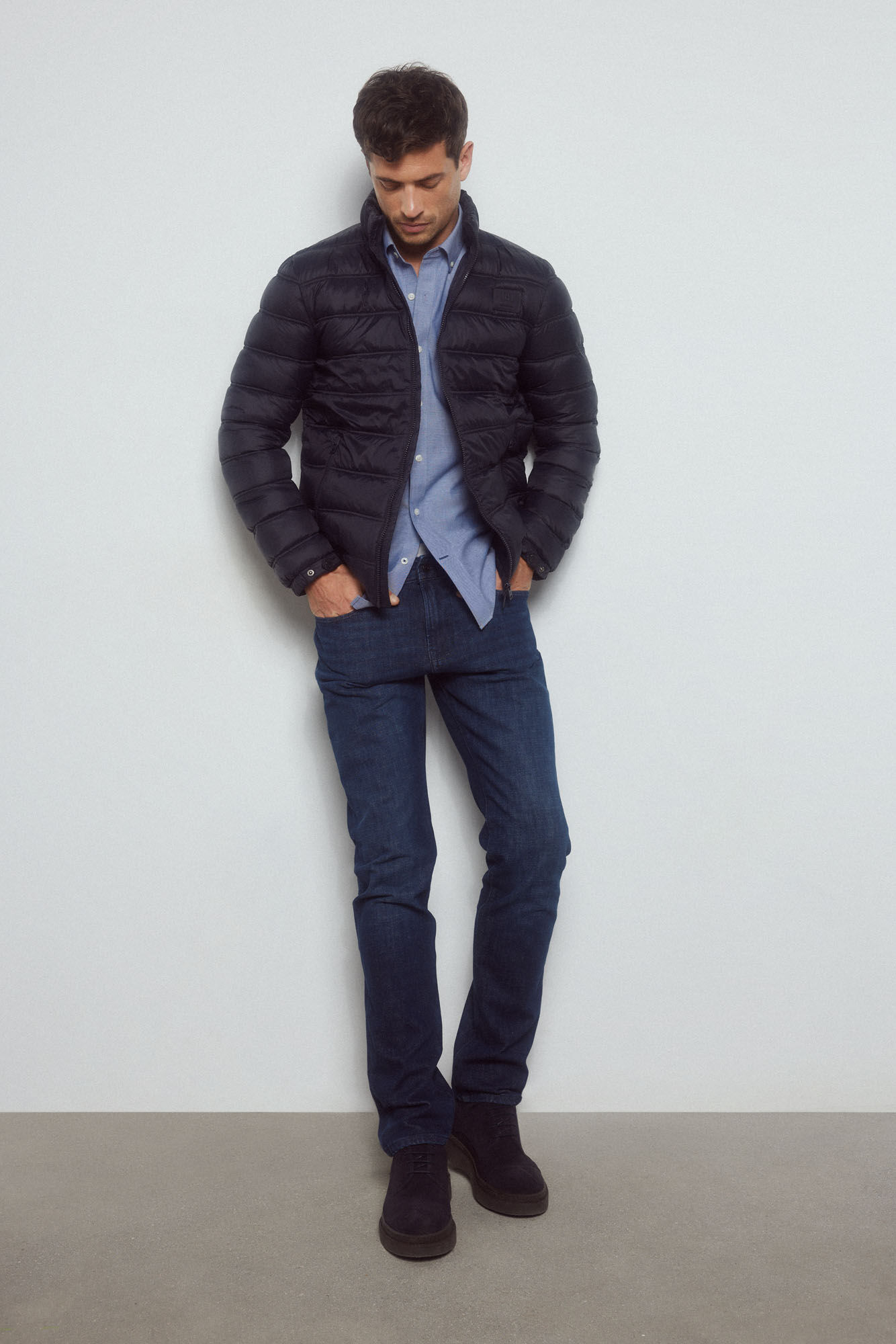 Pedro del Hierro Ultralight waterproof jacket Blue