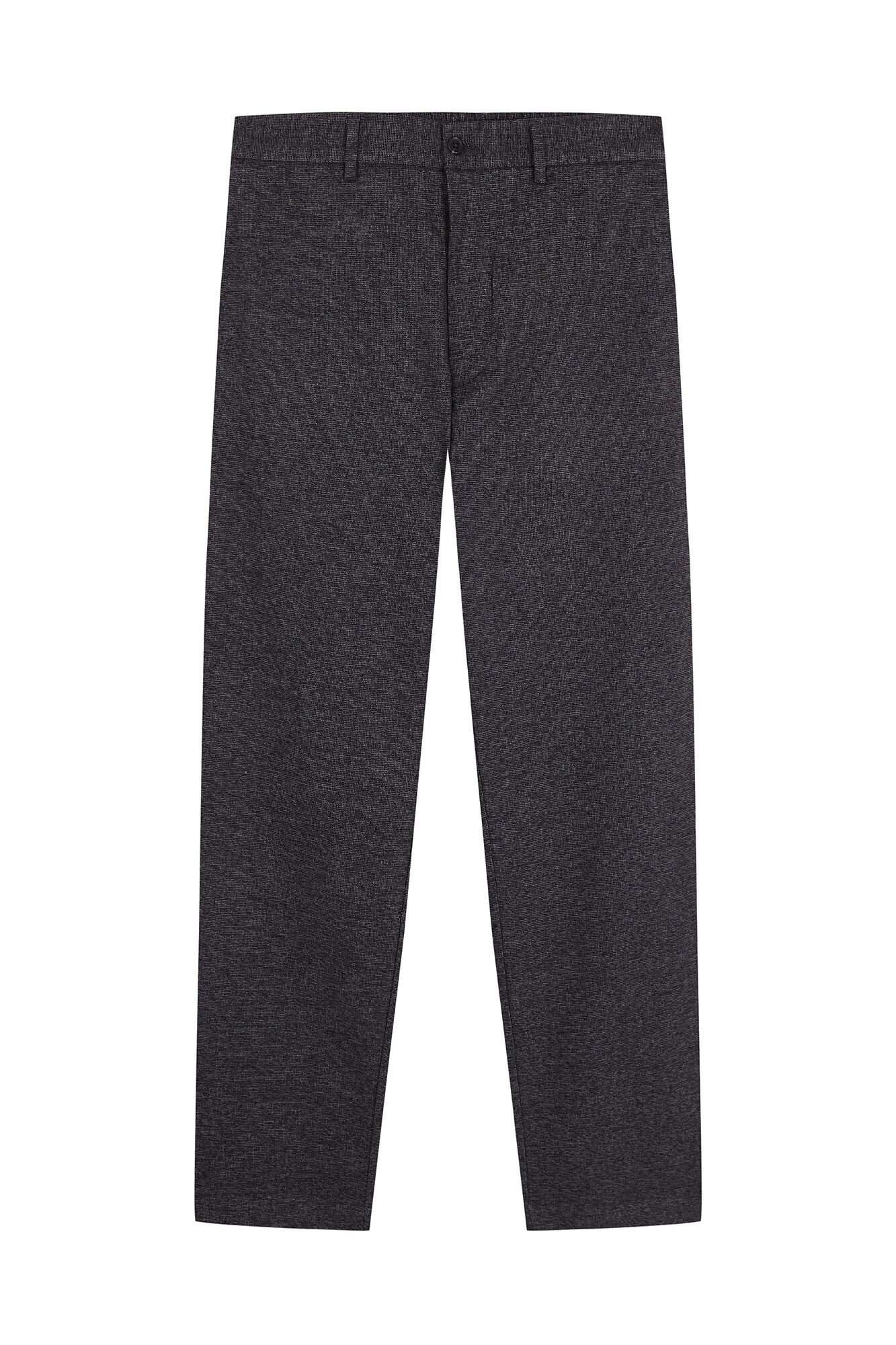 Pedro del Hierro Regular fit chino trousers with elasticated waist Grey