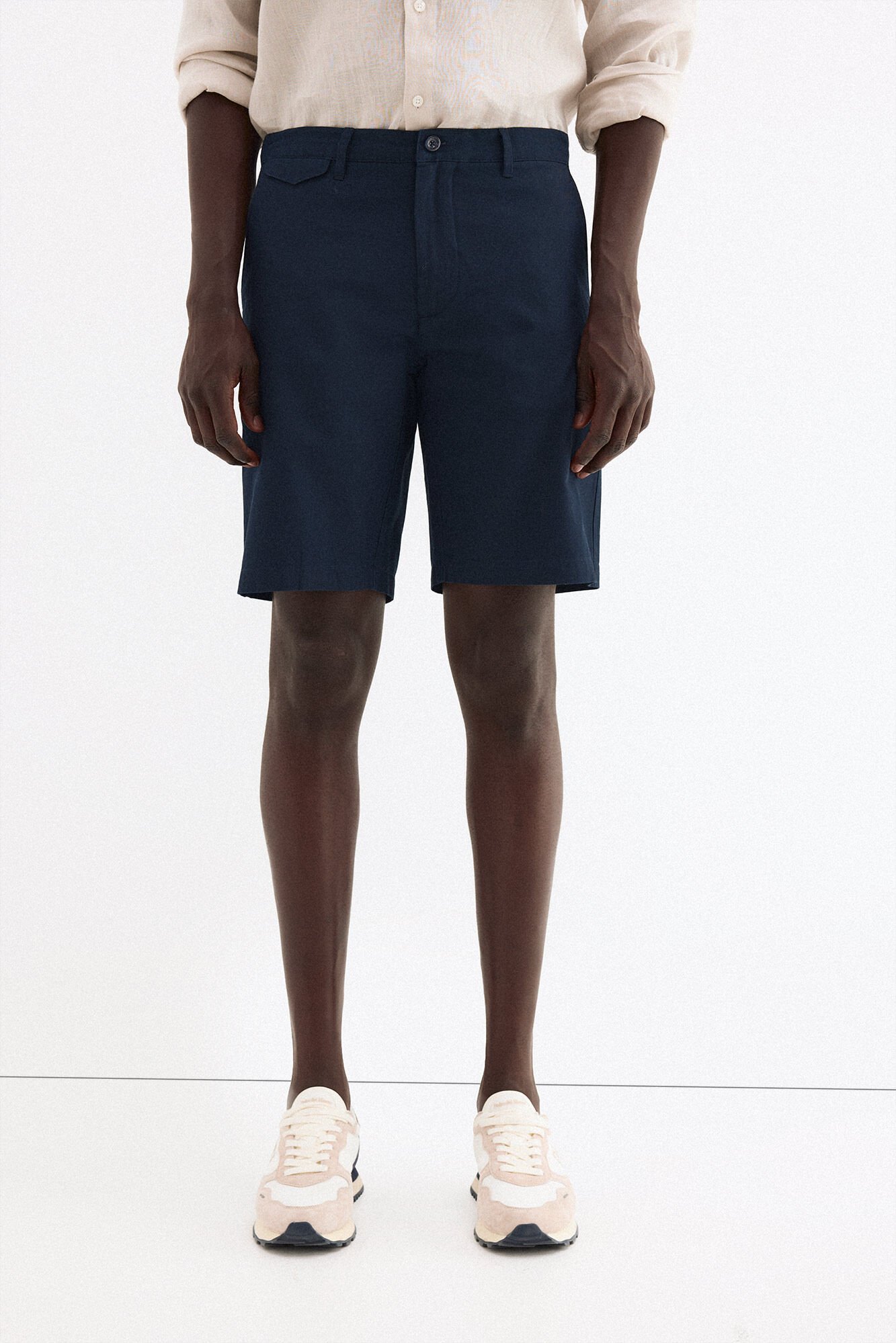 Pedro del Hierro Linen cotton Bermuda shorts