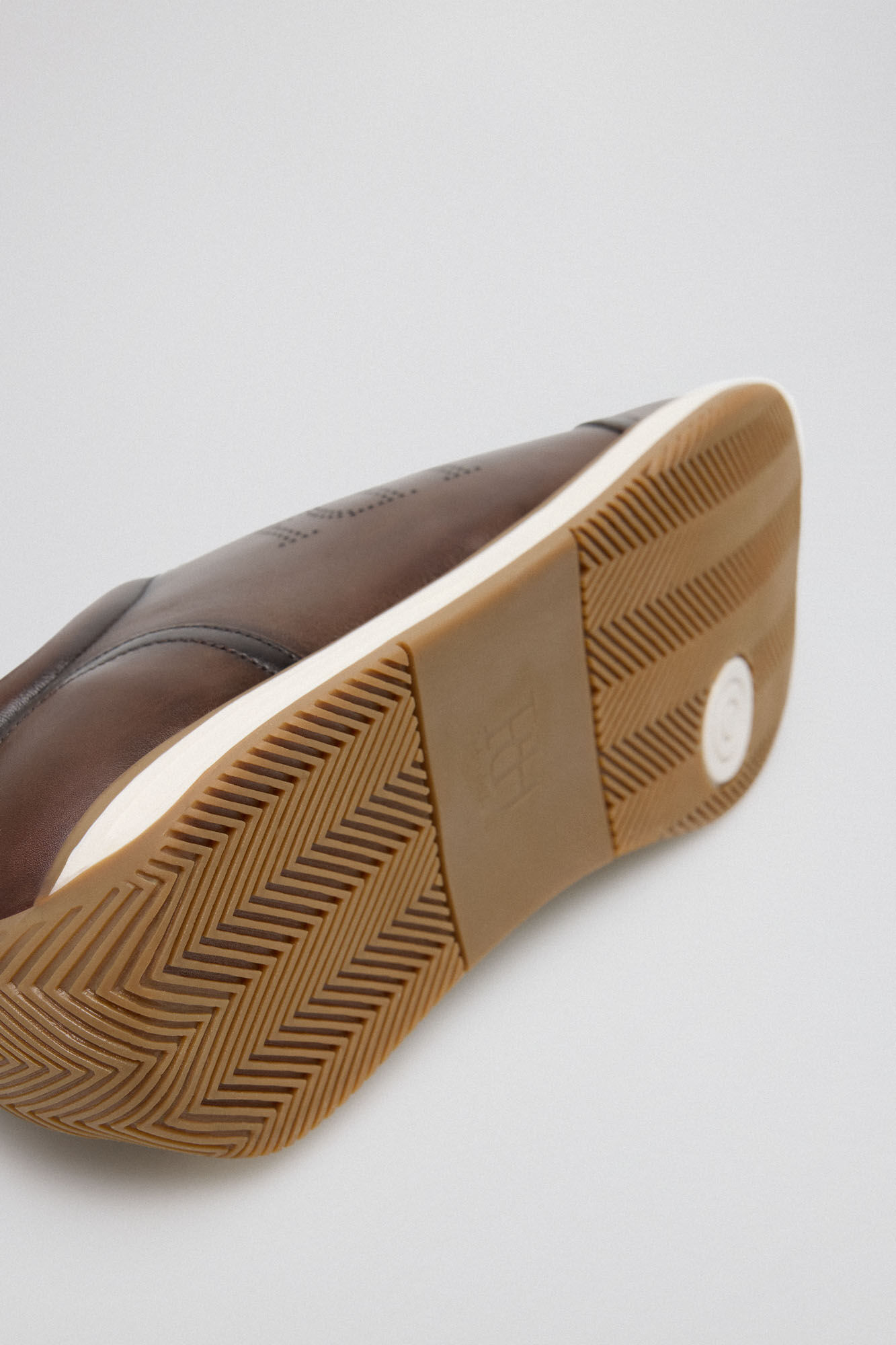 Pedro del Hierro New icon rubber sole trainer  Brown