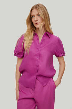 Pedro del Hierro Blouse with cuff details Pink
