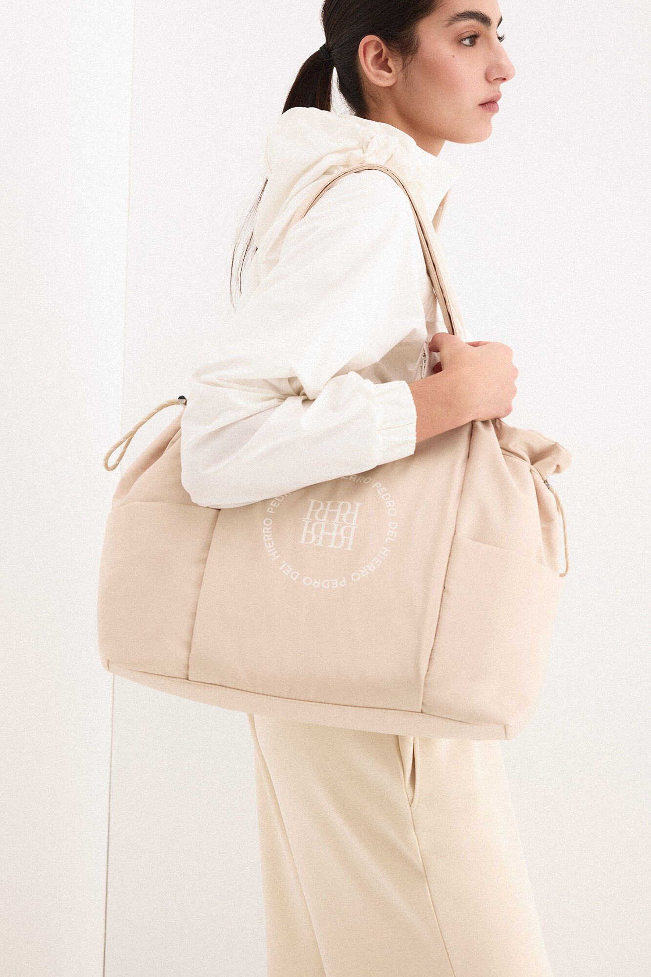 Pedro del Hierro Large canvas handbag